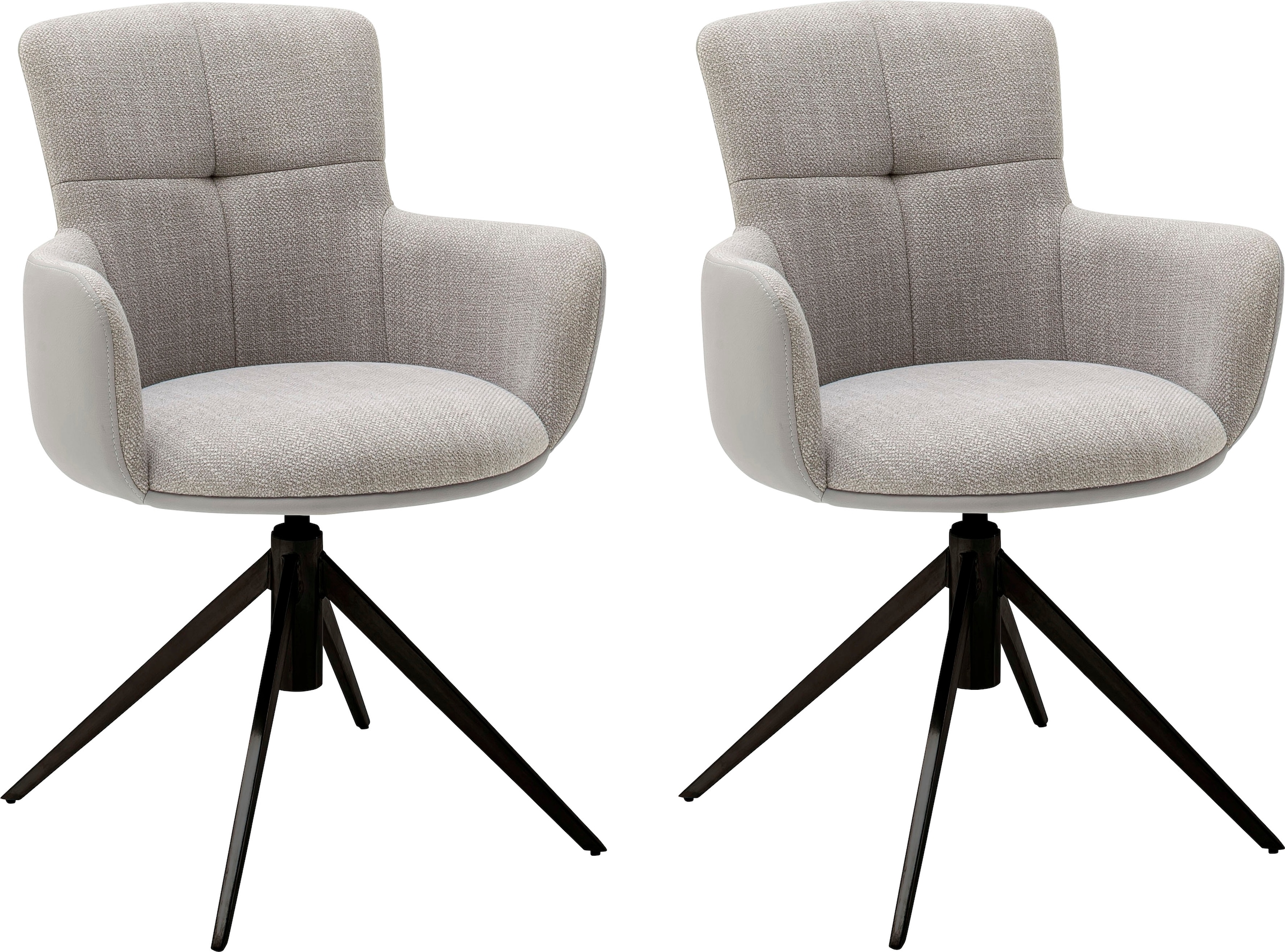 drehbar Stuhl furniture 120 Materialmix, online Jelmoli-Versand kaufen »Mecana«, 2er St., Esszimmerstuhl Set 360° MCA (Set), bis mit kg | Nivellierung, 2