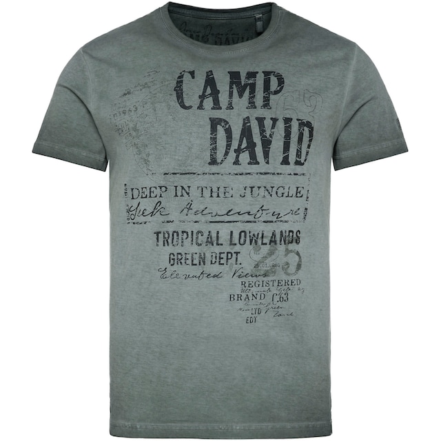 Jelmoli-Versand online kaufen | DAVID T-Shirt, mit CAMP Seitenschlitzen