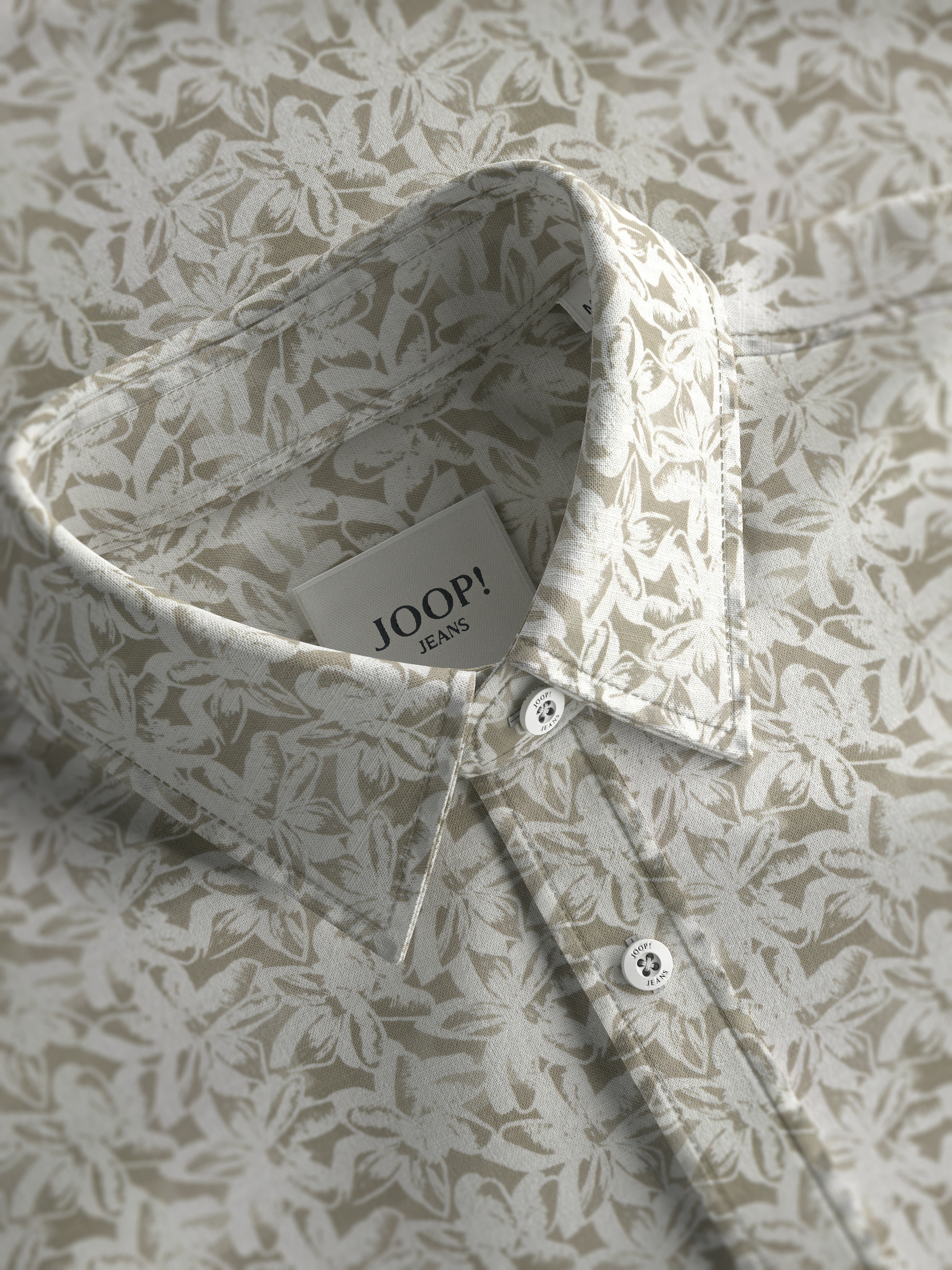 Joop Jeans Kurzarmhemd »Haris_1_2-W«, Mit Rundhalsausschnitt