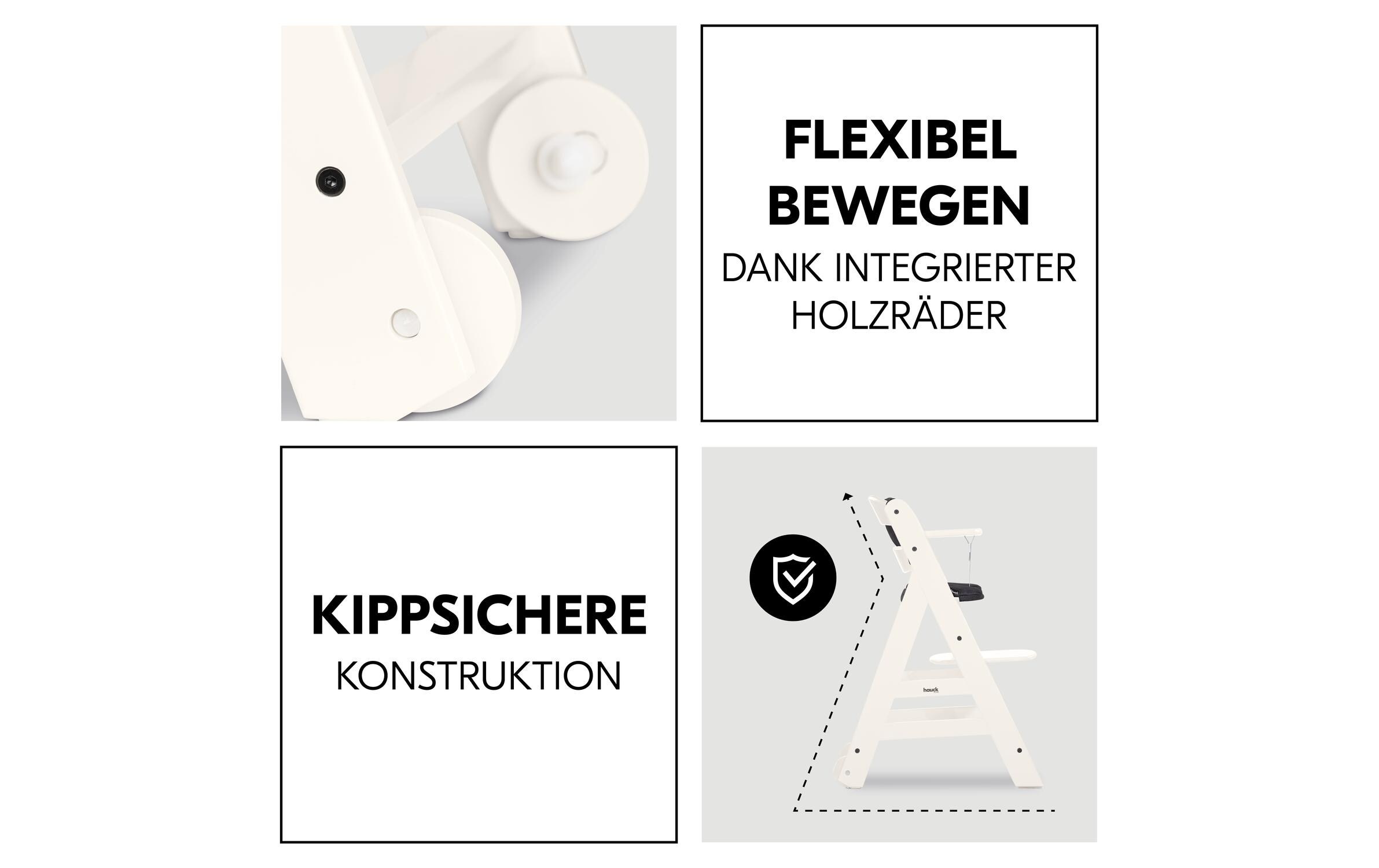 Hauck Hochstuhl »Beta+ White«