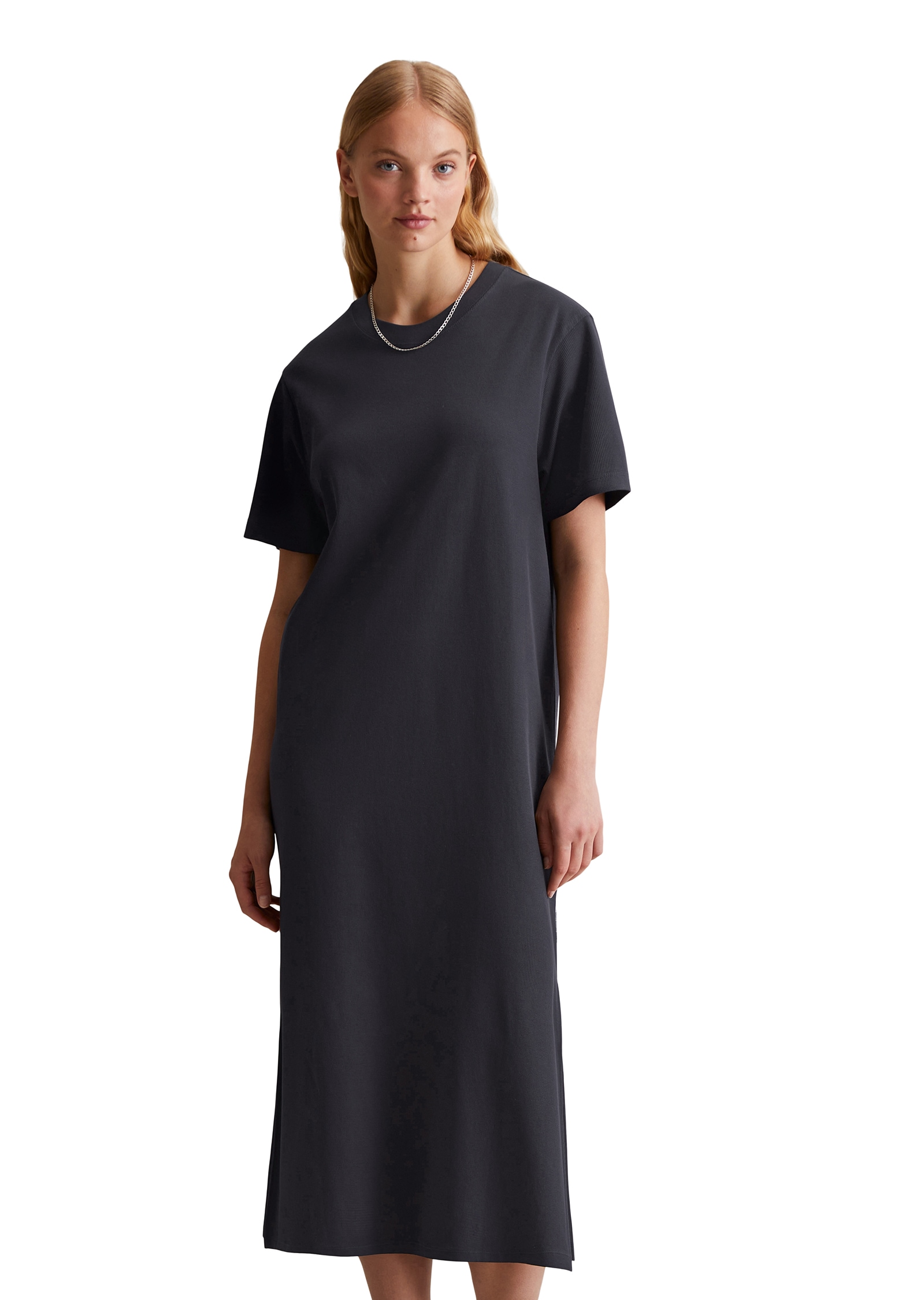 Marc O'Polo DENIM Jerseykleid mit Seitenschlitzen, locker geschnitten