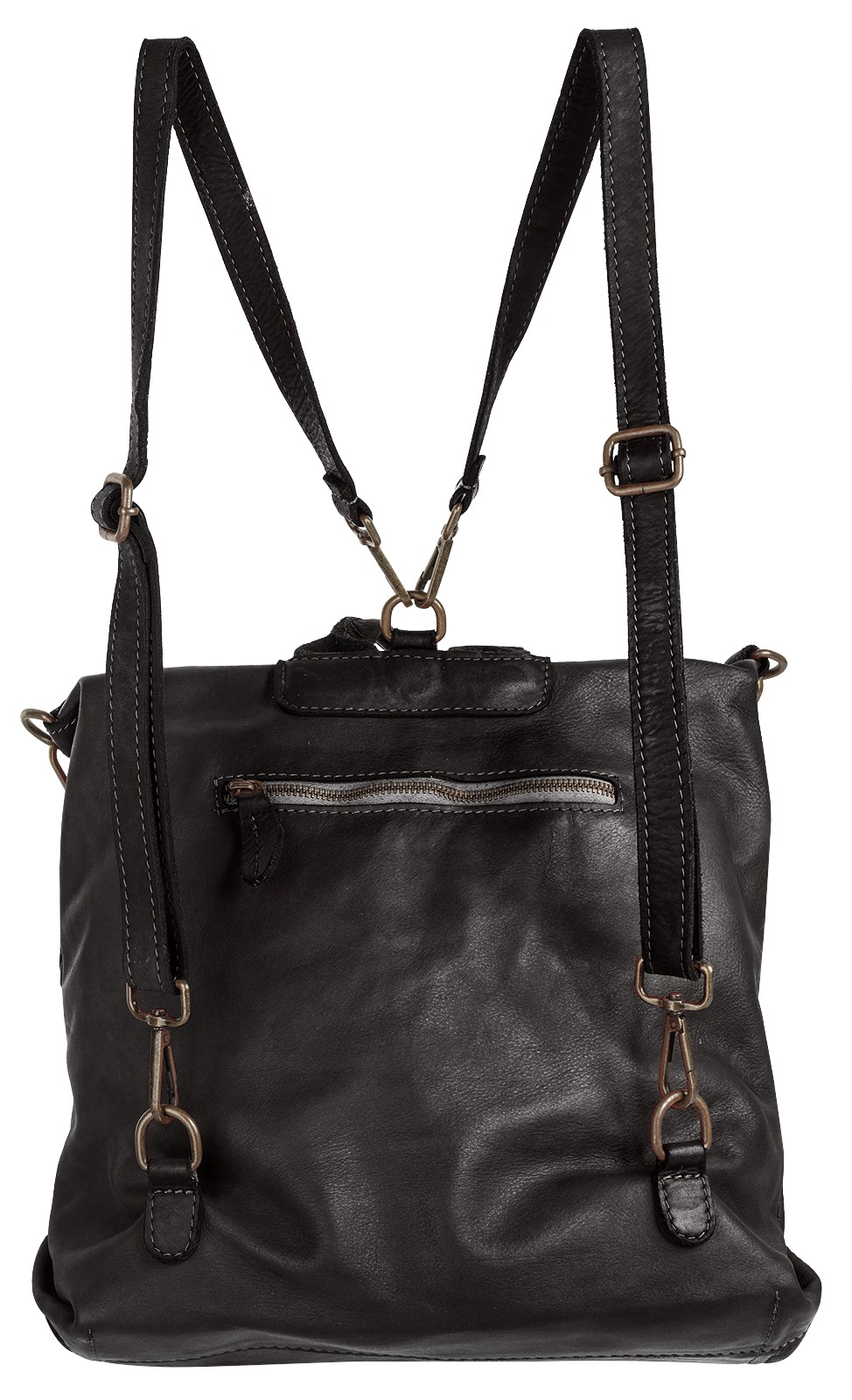 Samantha Look Cityrucksack, echt Leder, Made in Italy