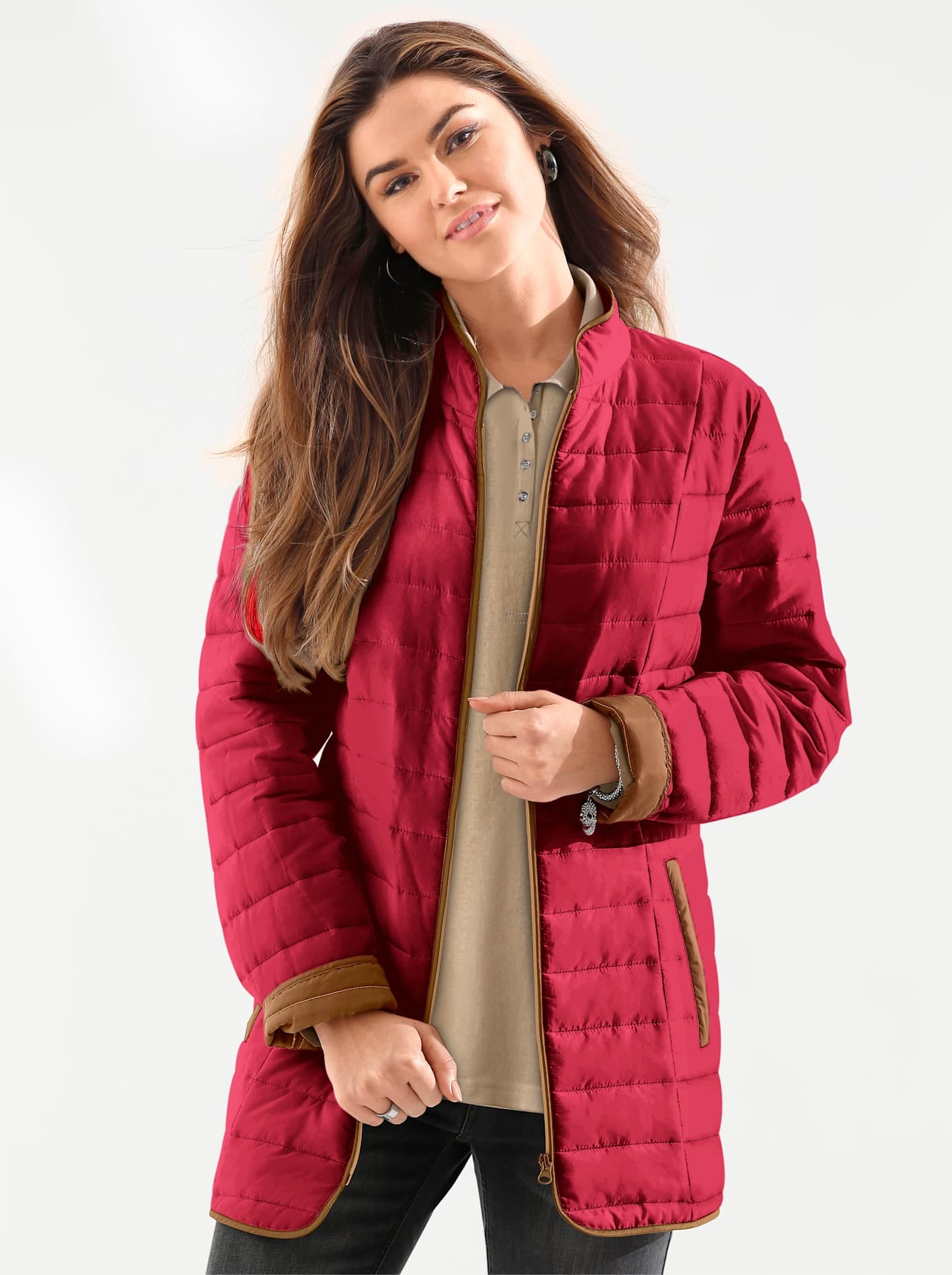 Classic Basics Steppjacke, ohne Kapuze