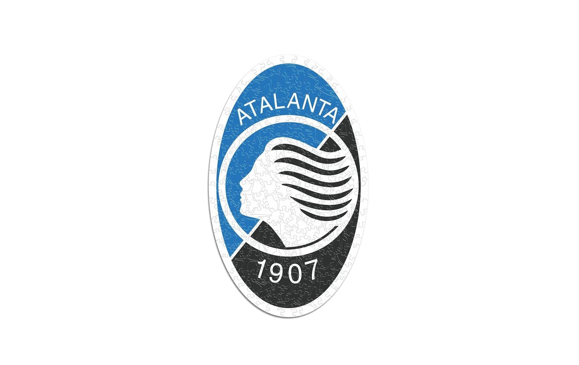 Puzzle »Iconic Atalanta BC – Logo«, Holzart: Birke (Herkunftsland: China)