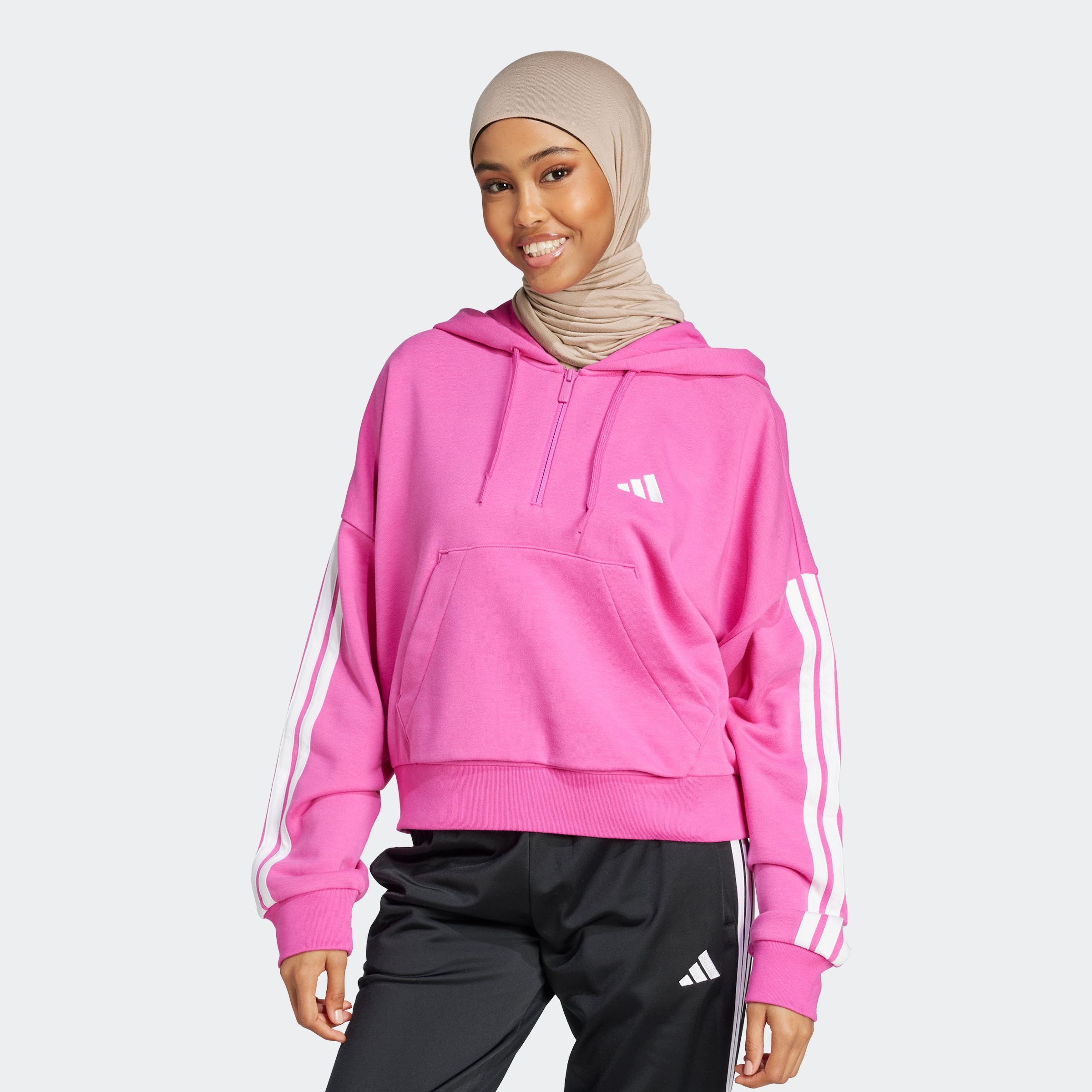 adidas Sportswear Kapuzensweatshirt »W 3S FT QZ HD«