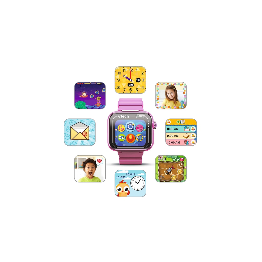 Vtech® Kinderkamera »KidiZoom Smartwatch MAX rose -FR-«