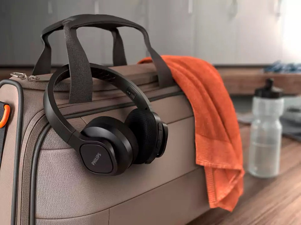 Philips Sport-Kopfhörer »TAA4216BK«, Bluetooth, Freisprechfunktion-Sprachsteuerung-integrierte Steuerung für Anrufe und Musik-Rauschunterdrückung
