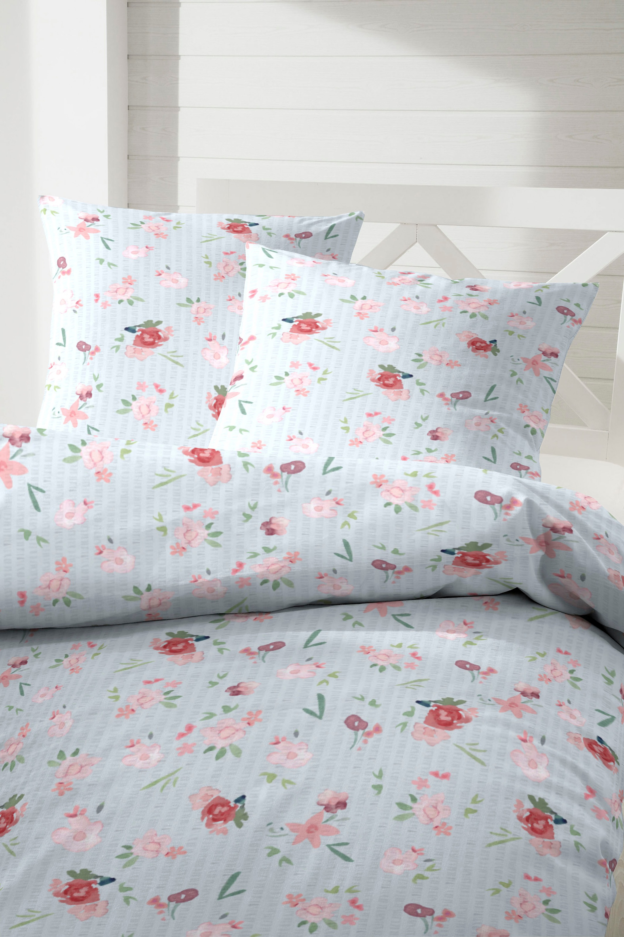 Primera Bettwäsche "English Romance" 2 Stk. mit zarten Blumen