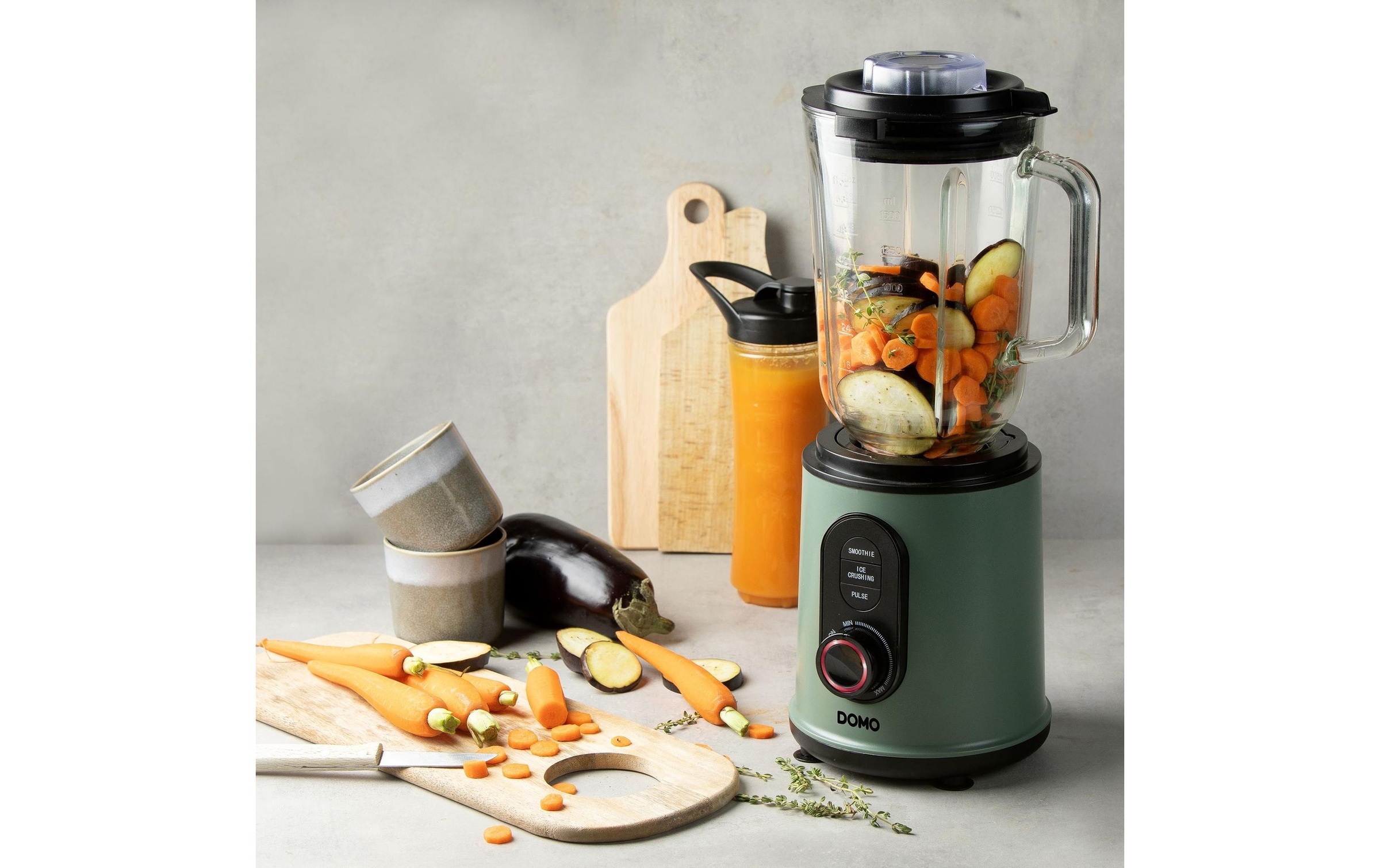 Domo Standmixer »DO734BL Dunkelgrün«, 800 W