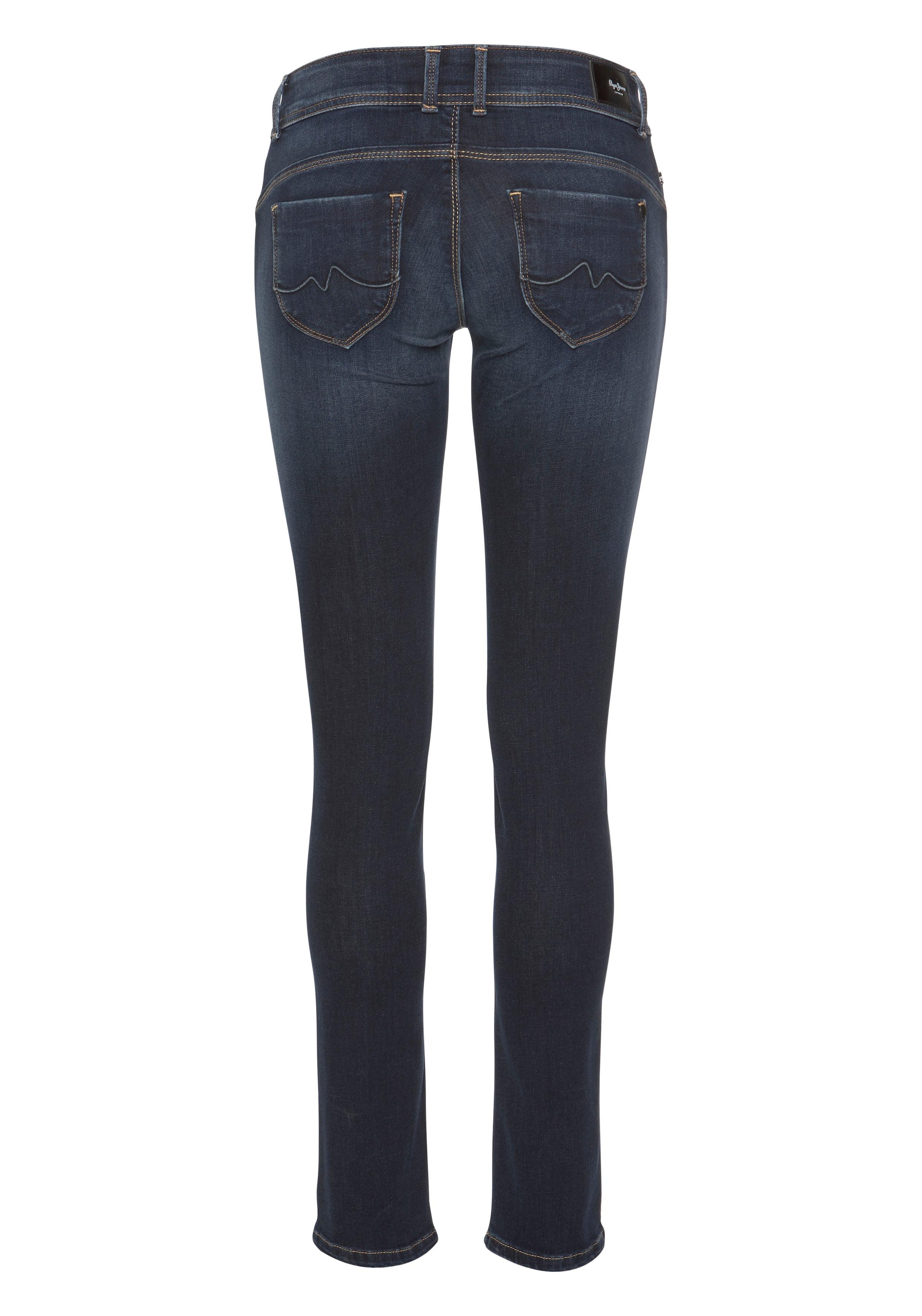 Pepe Jeans Slim-fit-Jeans »NEW BROOKE«, mit 1-Knopf Bund und Reissverschlusstasche