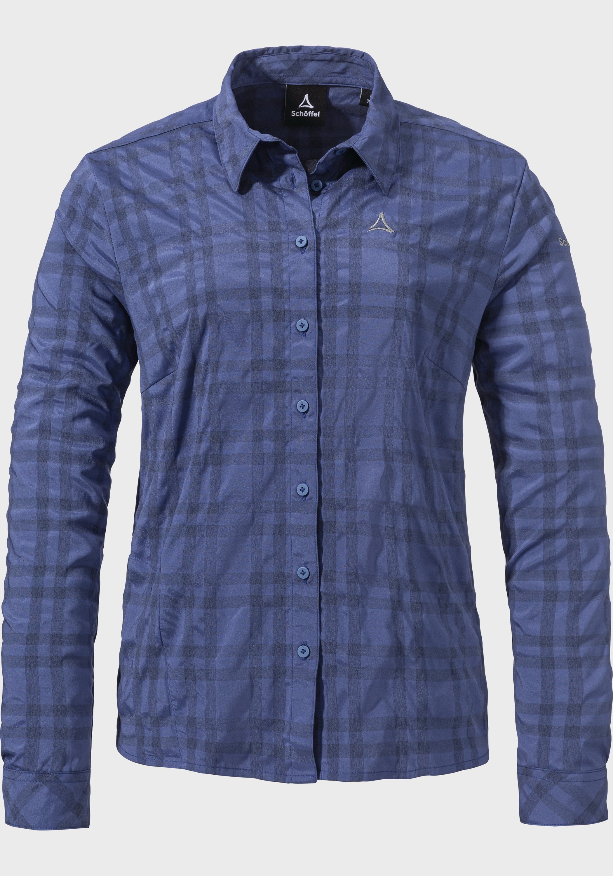 Schöffel 8505, Blau Outdoorbluse "Hiking Blouse Style Dynkur Wms"