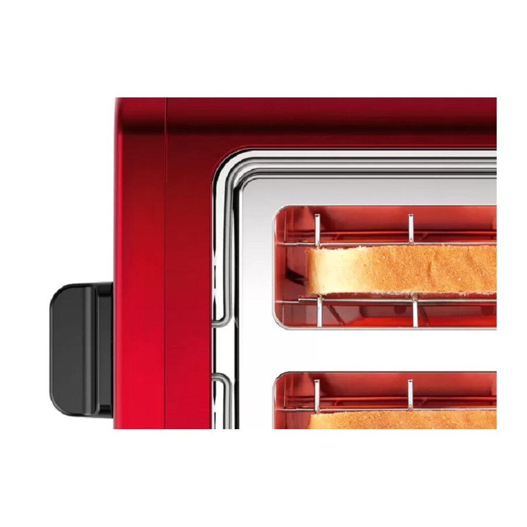 BOSCH Toaster »DesignLine Rot/Schwarz«, 970 W