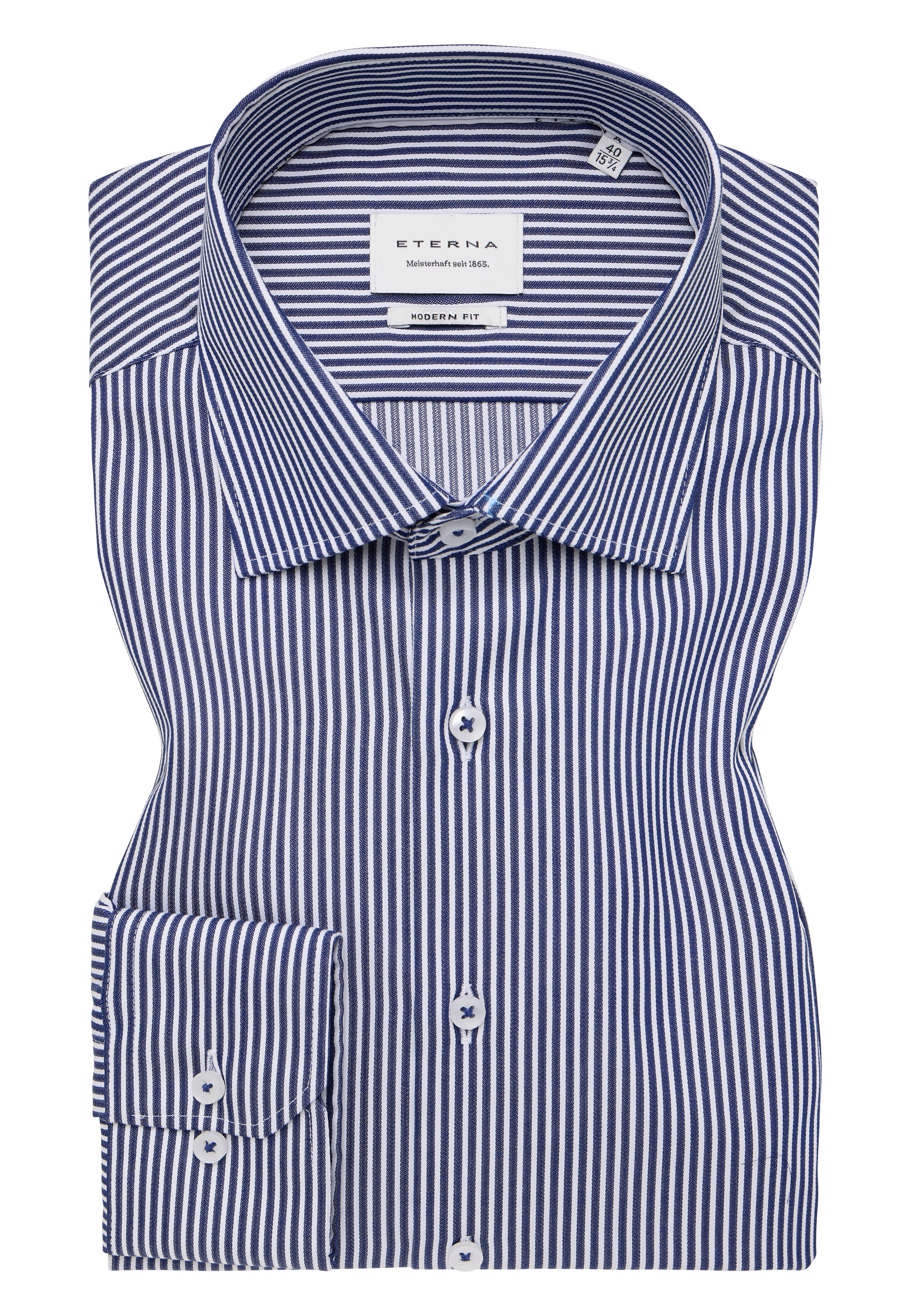 Eterna Langarmhemd »MODERN FIT«, NON IRON (bügelfrei)