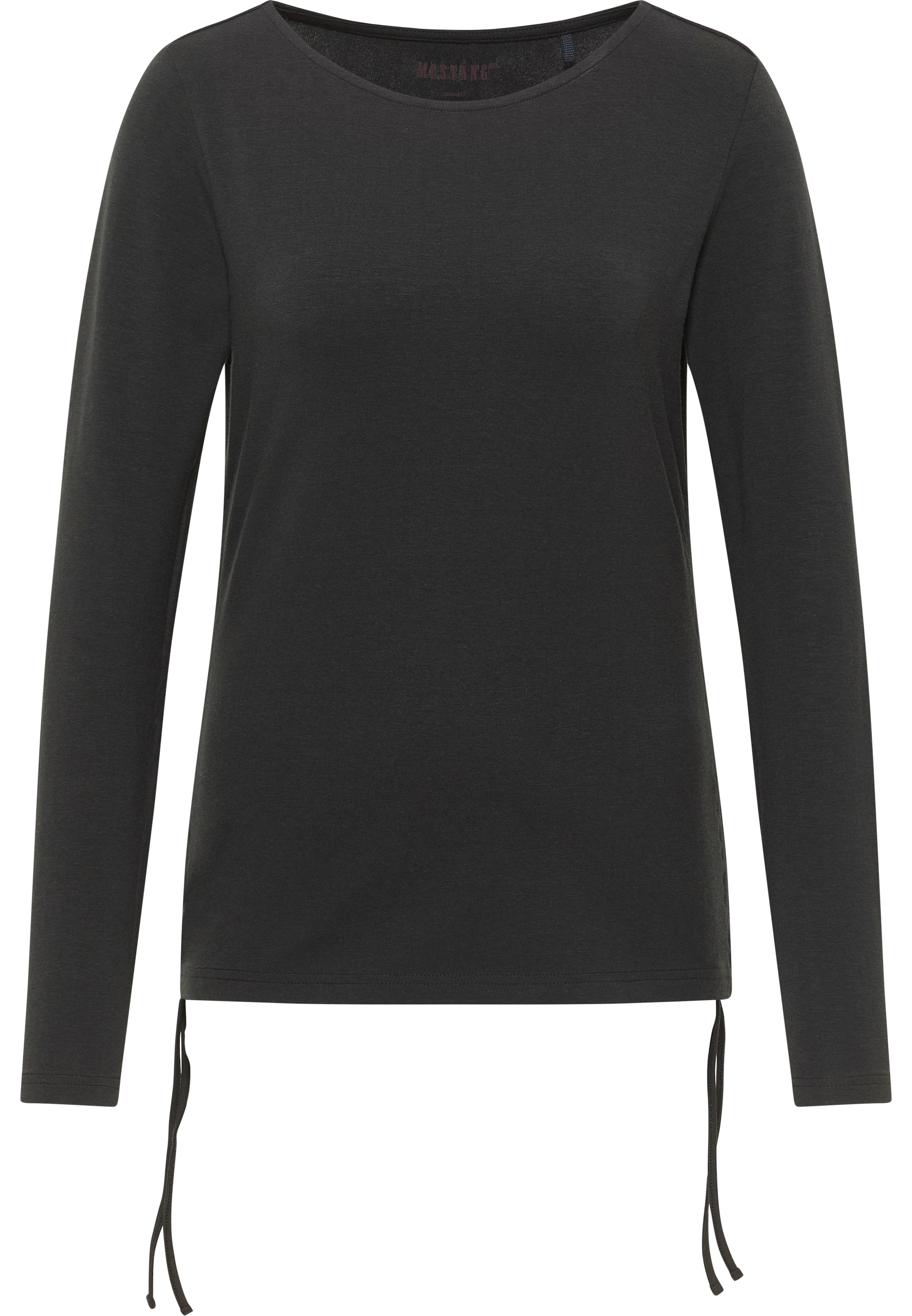 MUSTANG Langarmshirt »Style Delia«, mit Zugbändern