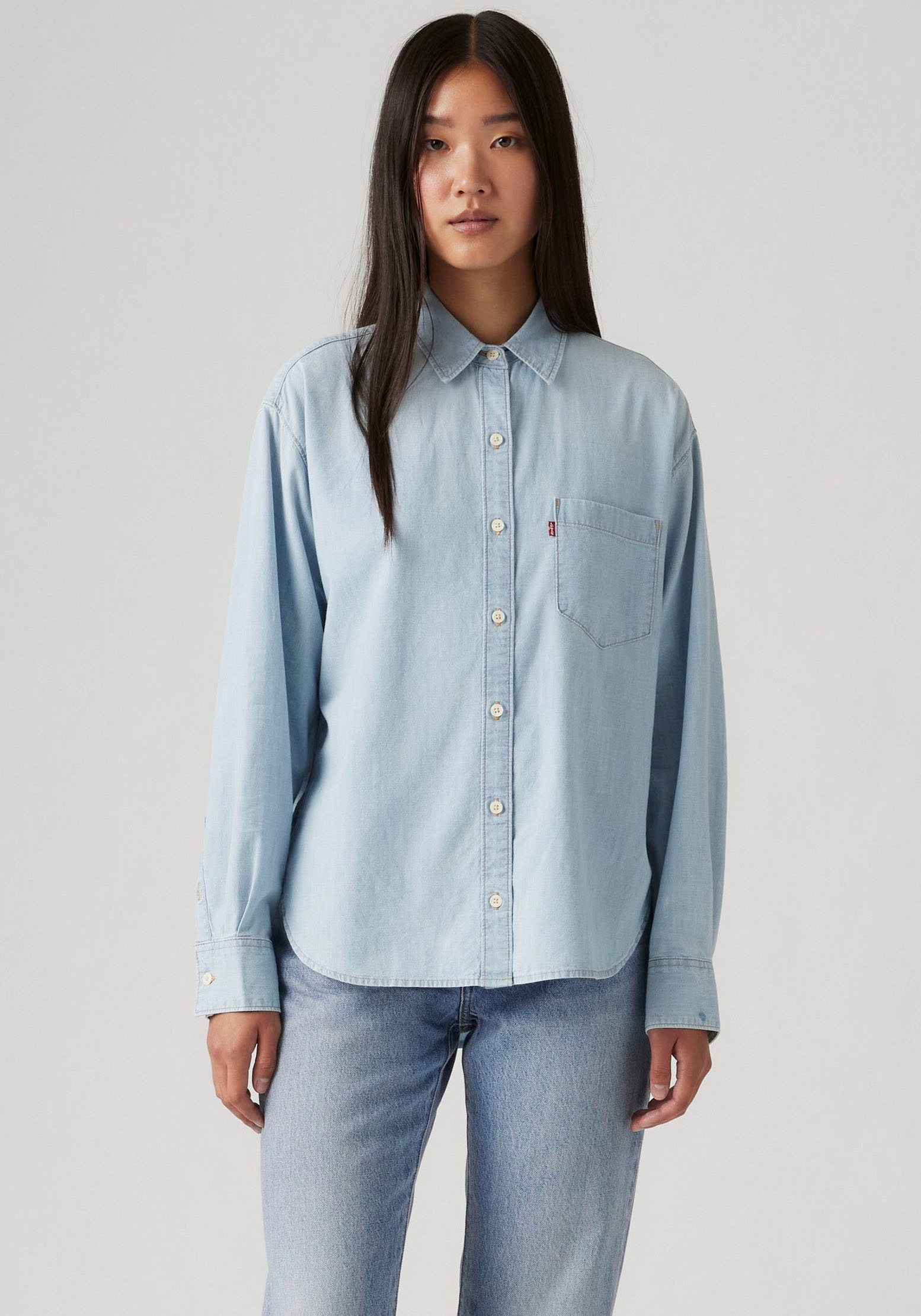 Levi's® Jeansbluse »HARLIE BOYFRIEND SHIRT« mit Brusttasche