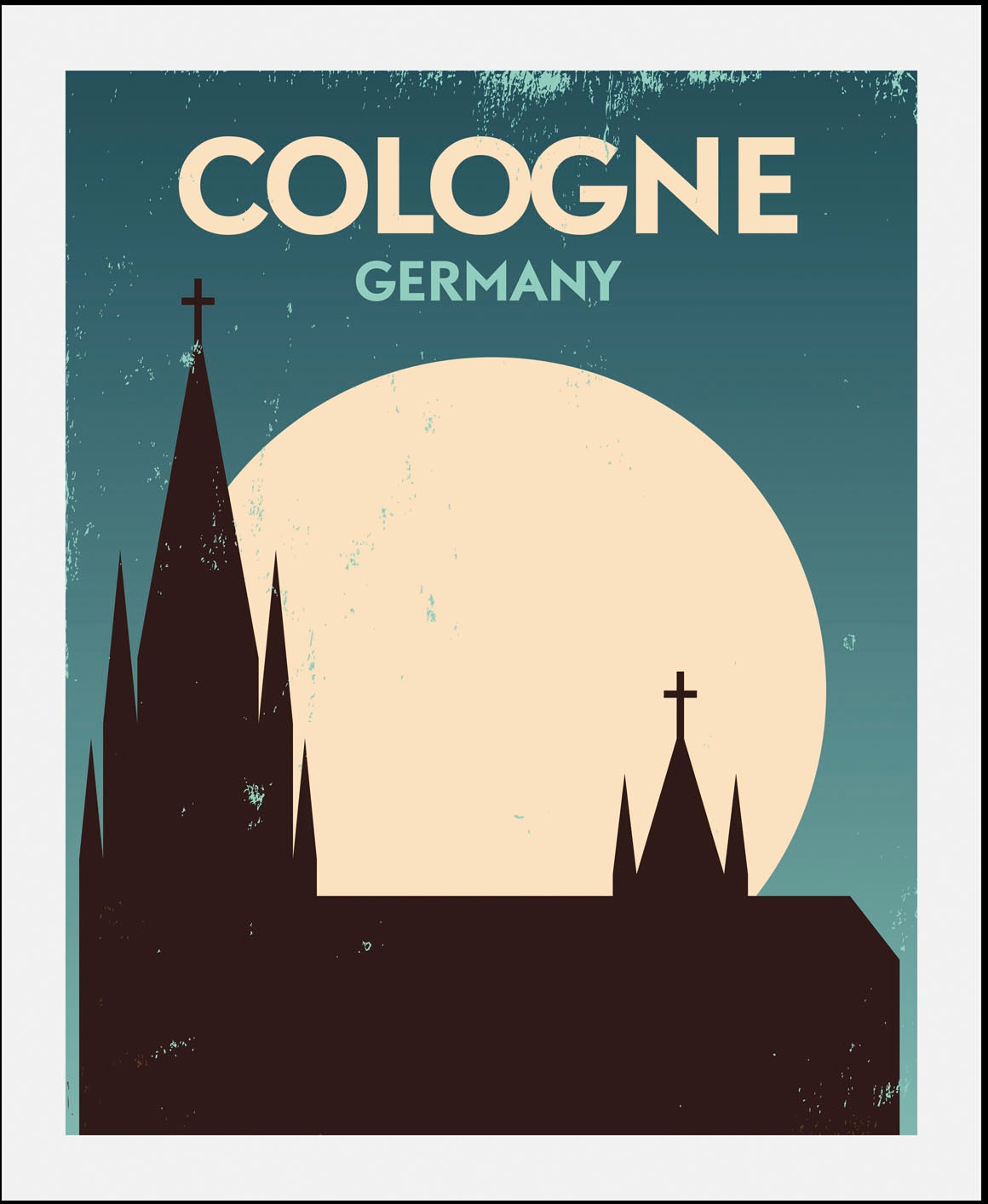 Bild gerahmt St.), queence ❤ »Cologne«, Stadt, (1 im kaufen Jelmoli-Online Shop