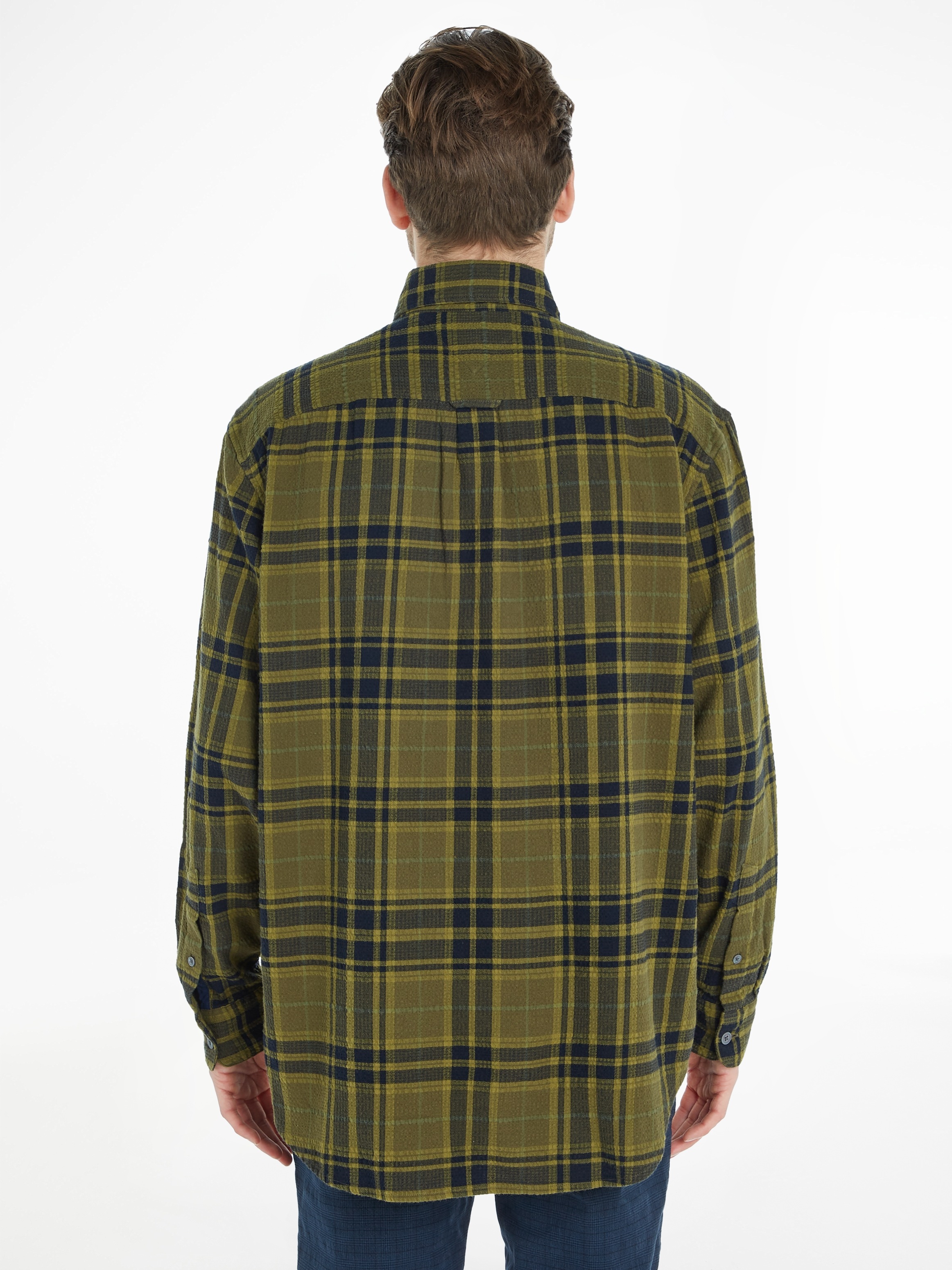 Tommy Hilfiger Langarmhemd »TONAL TARTAN SHIRT«