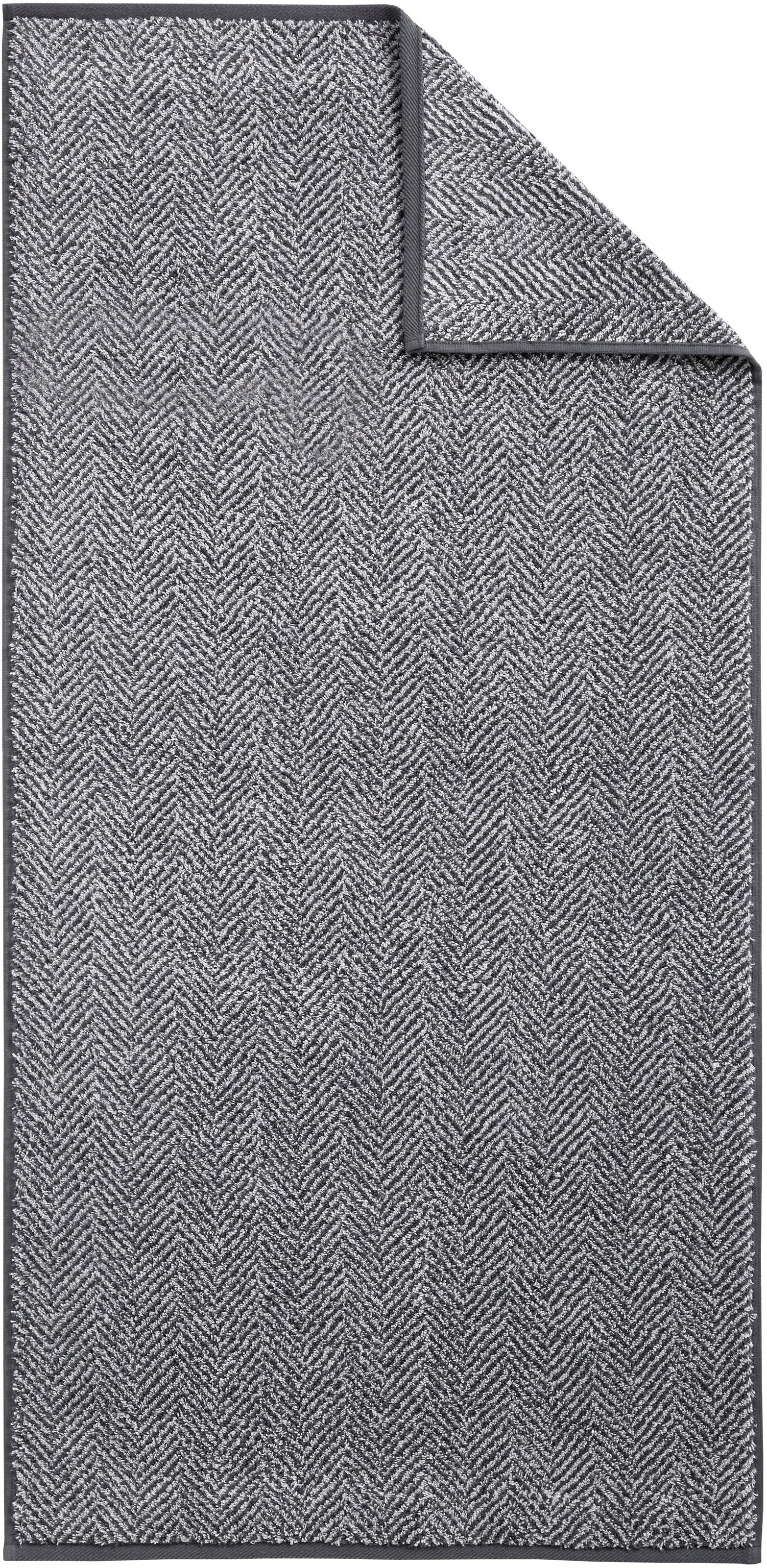 Dyckhoff Handtuch Set »Golden Shades Herringbone«, Set, 6 tlg., Walkfrottier, 4 Handtücher (50x100cm), 2 Duschtücher (70x140cm)