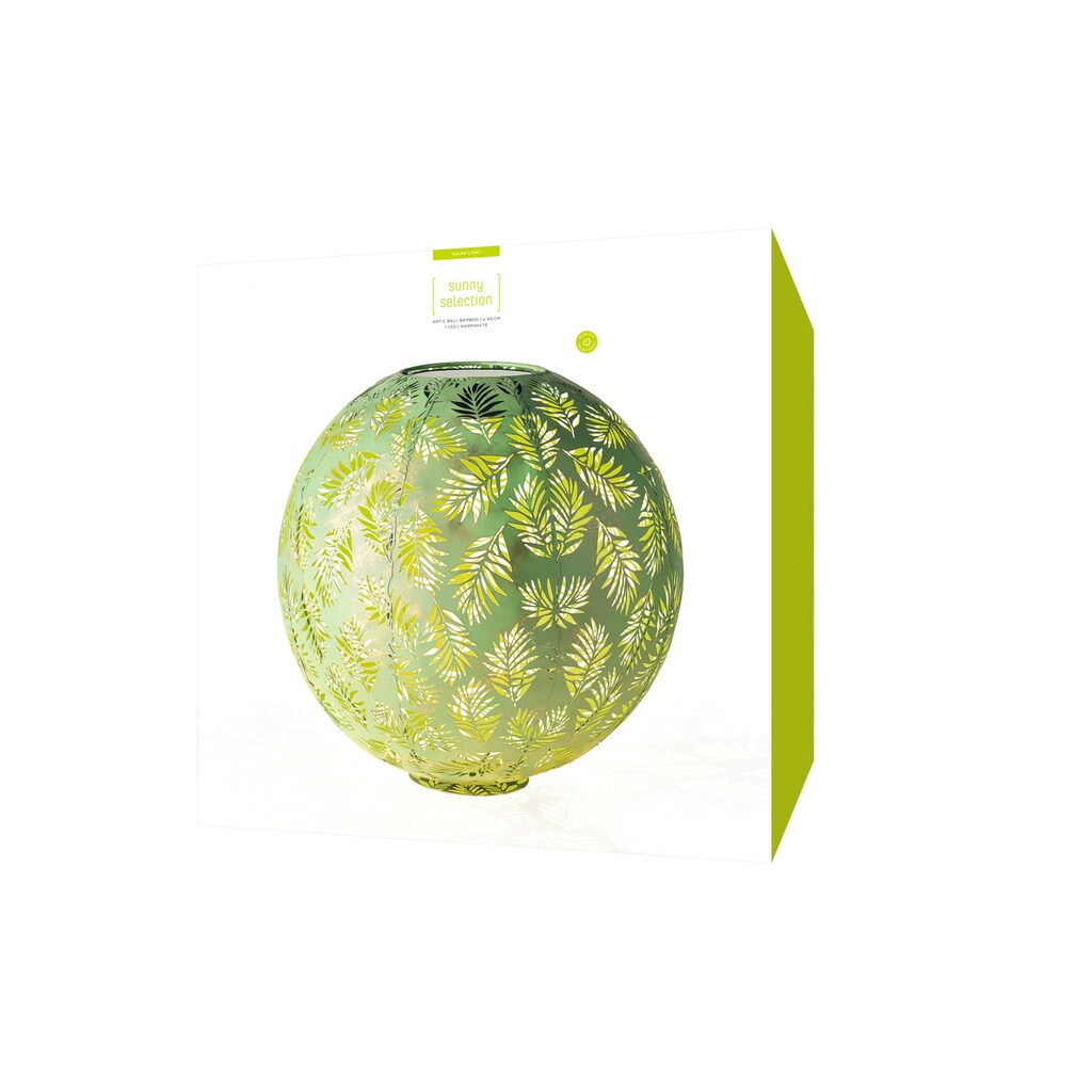 STT LED Gartenleuchte »Solar Antic Ball Bamboo«