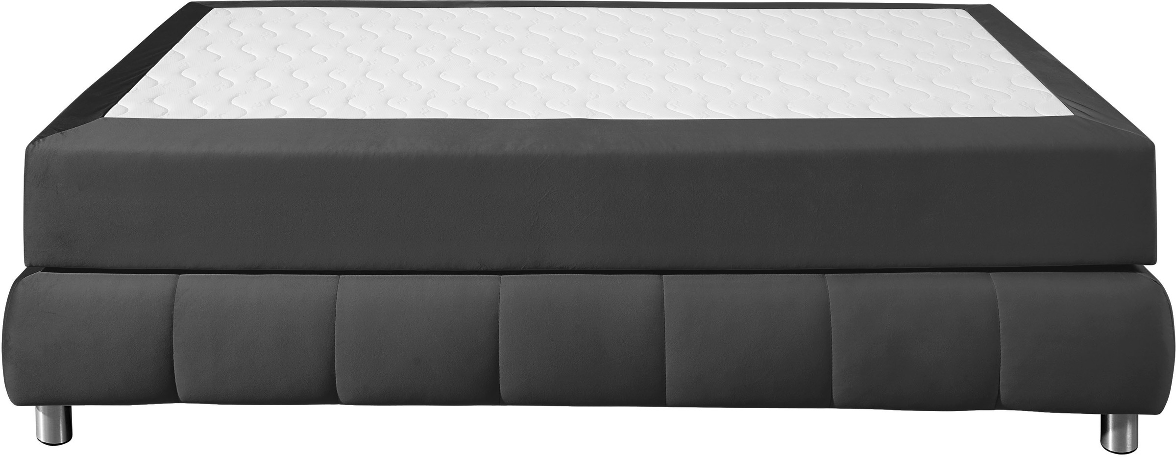 andas Boxspringbett »Salo«, Ohne Kopfteil, inkl. Topper, auch in Überlänge 220 cm