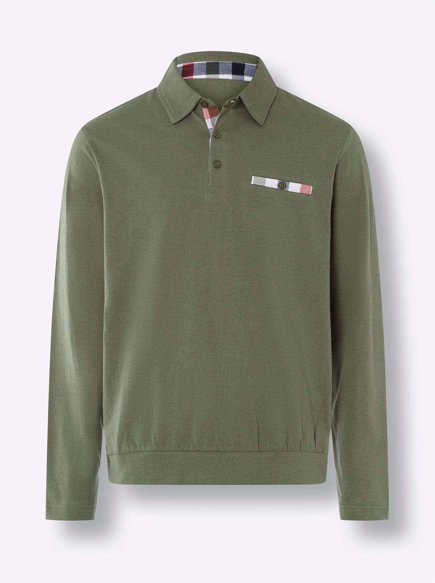 Classic Poloshirt »Langarm-Poloshirt«, (1 tlg.)