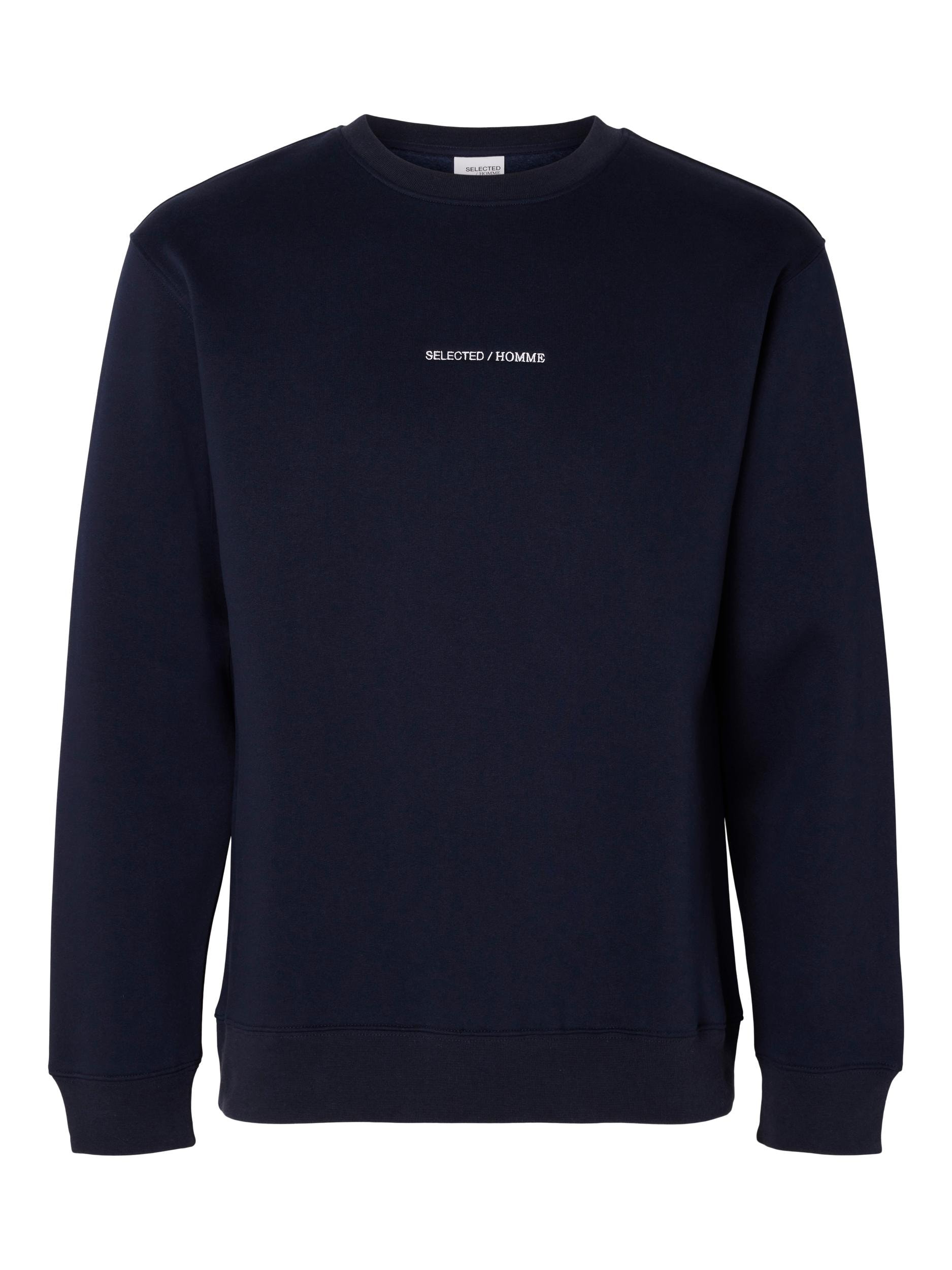 SELECTED HOMME Sweatshirt »SLHHANKIE LOGO CREW NECK SWEAT NOOS«