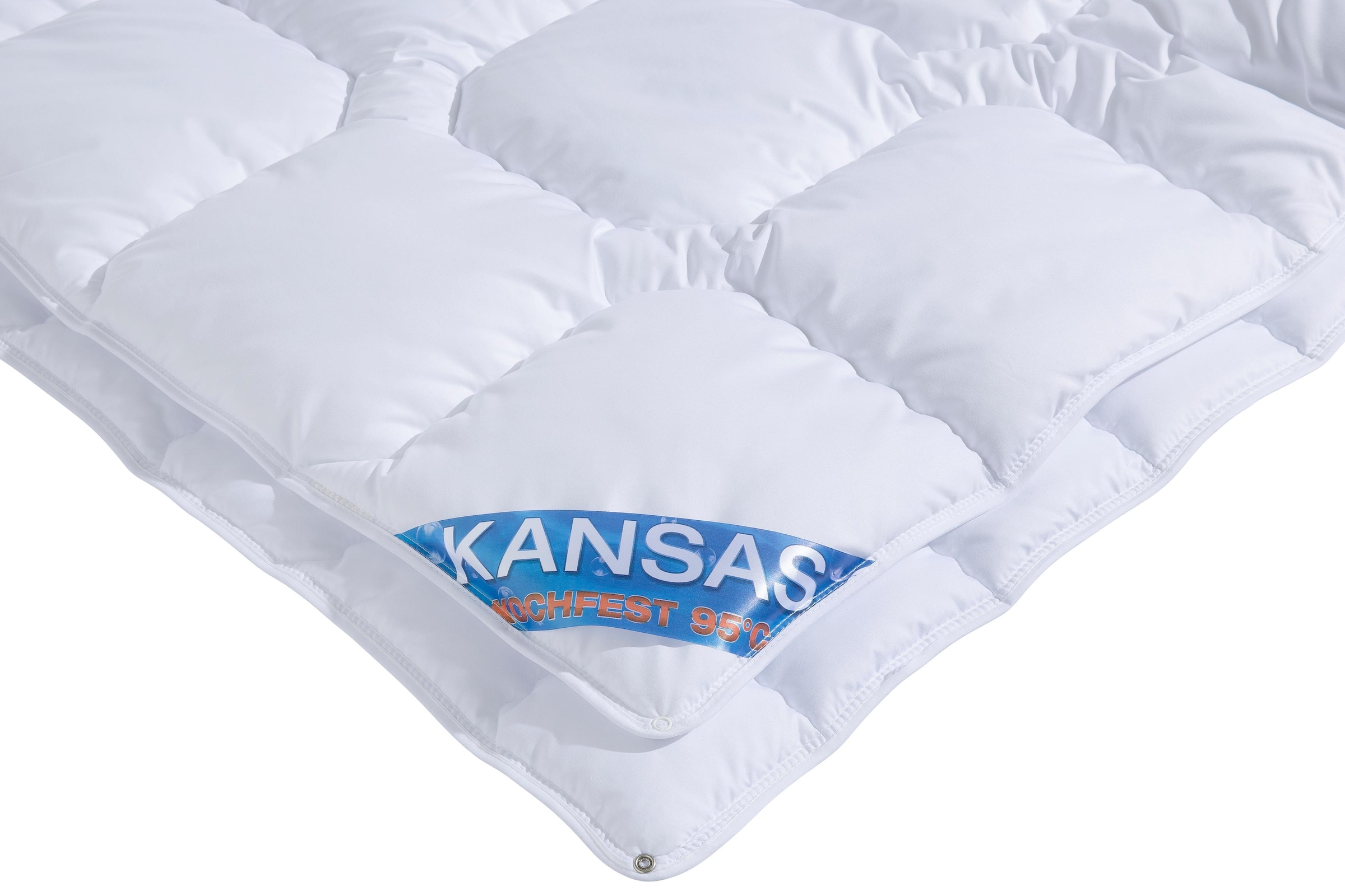 fan Microfaserbettdecke »Kansas«, 4-Jahreszeiten, Füllung Polyesterfaser, Bezug 100% Polyester, (1 St.), Bettdecke in 135x200 cm und weiteren Grössen, für Sommer oder Winter