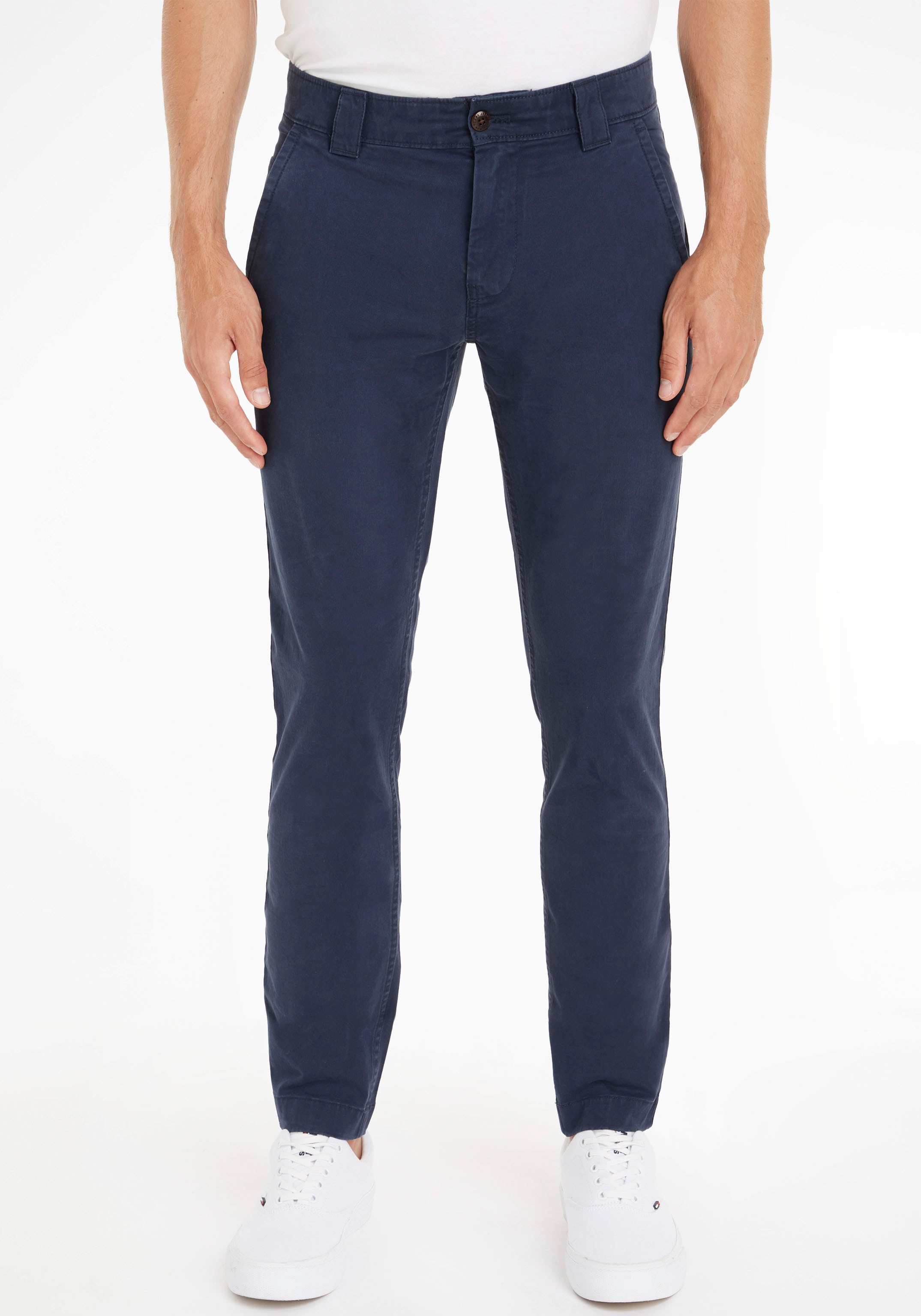 Tommy Jeans Chinohose »TJM SCANTON CHINO PANT« mit Markenlabel