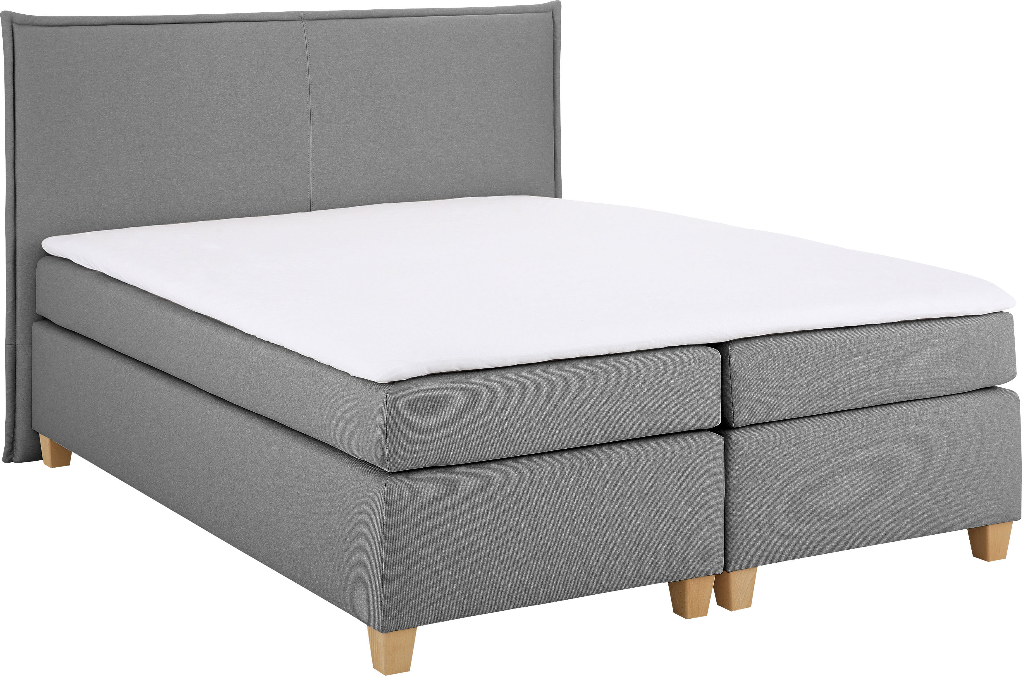 Home affaire Boxspringbett "Houssay" inkl. Topper, 5 Breiten, 2 Härtegraden auch in Überlänge 220 cm