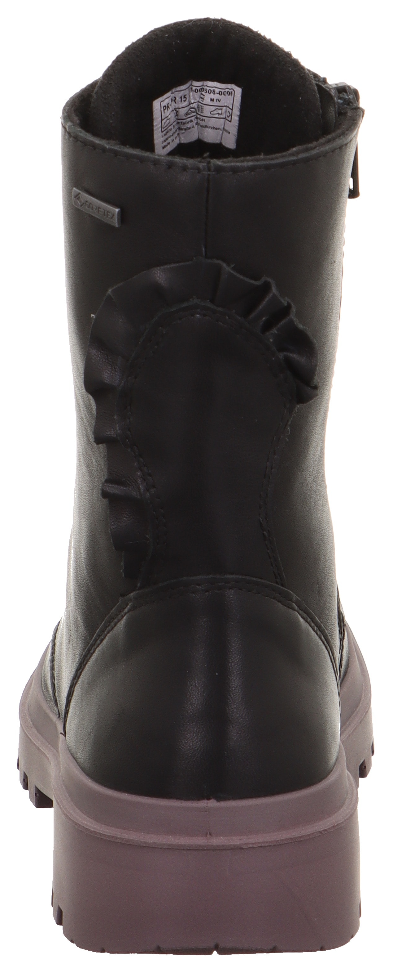 Superfit Schnürboots »ABBY WMS: mittel«, mit Rüschchen-Details an der Ferse