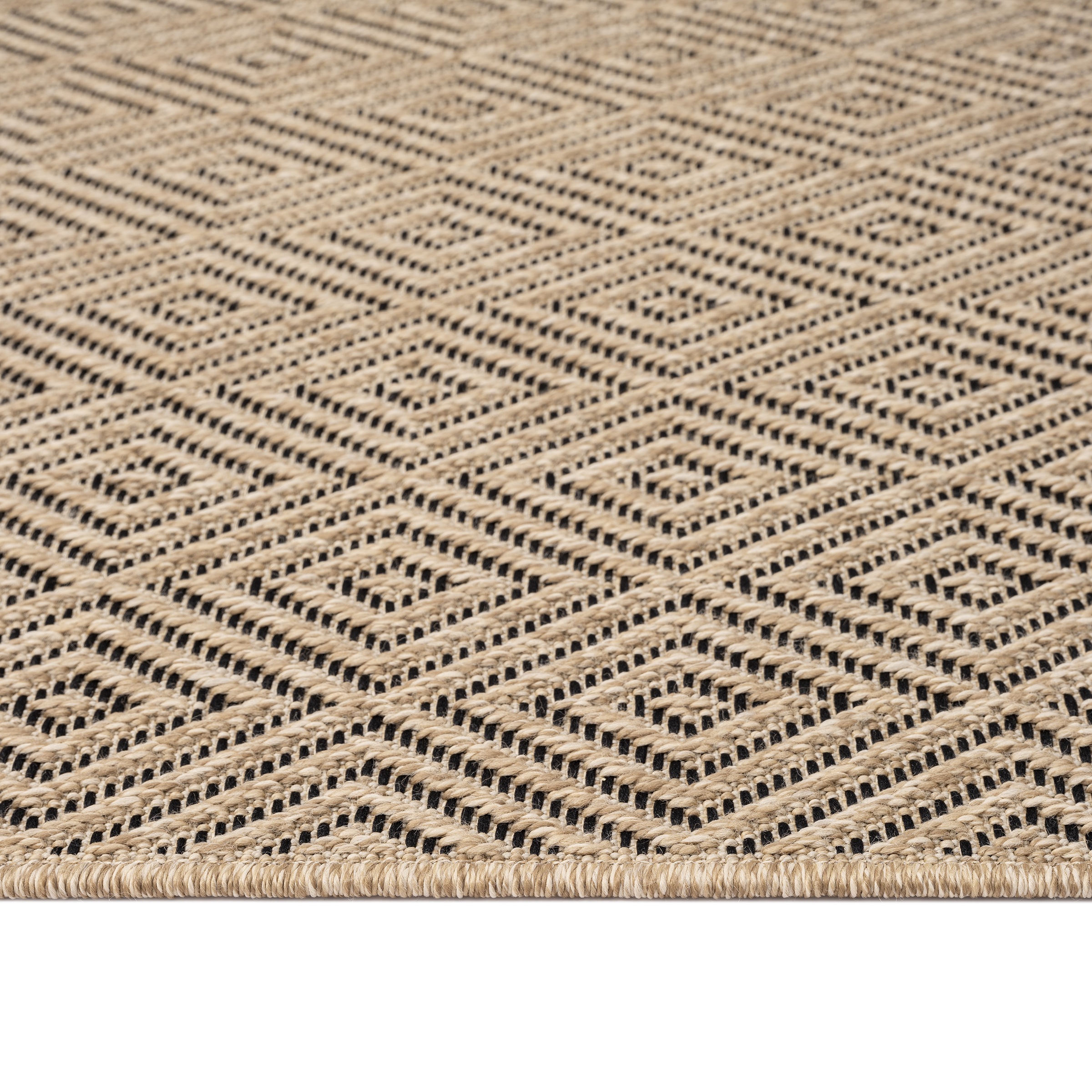 merinos Teppich »Kenzy«, rechteckig, 10 mm Höhe, robuster In- und Outdoor Teppich im natürlichen Jute-Look, wetterfest