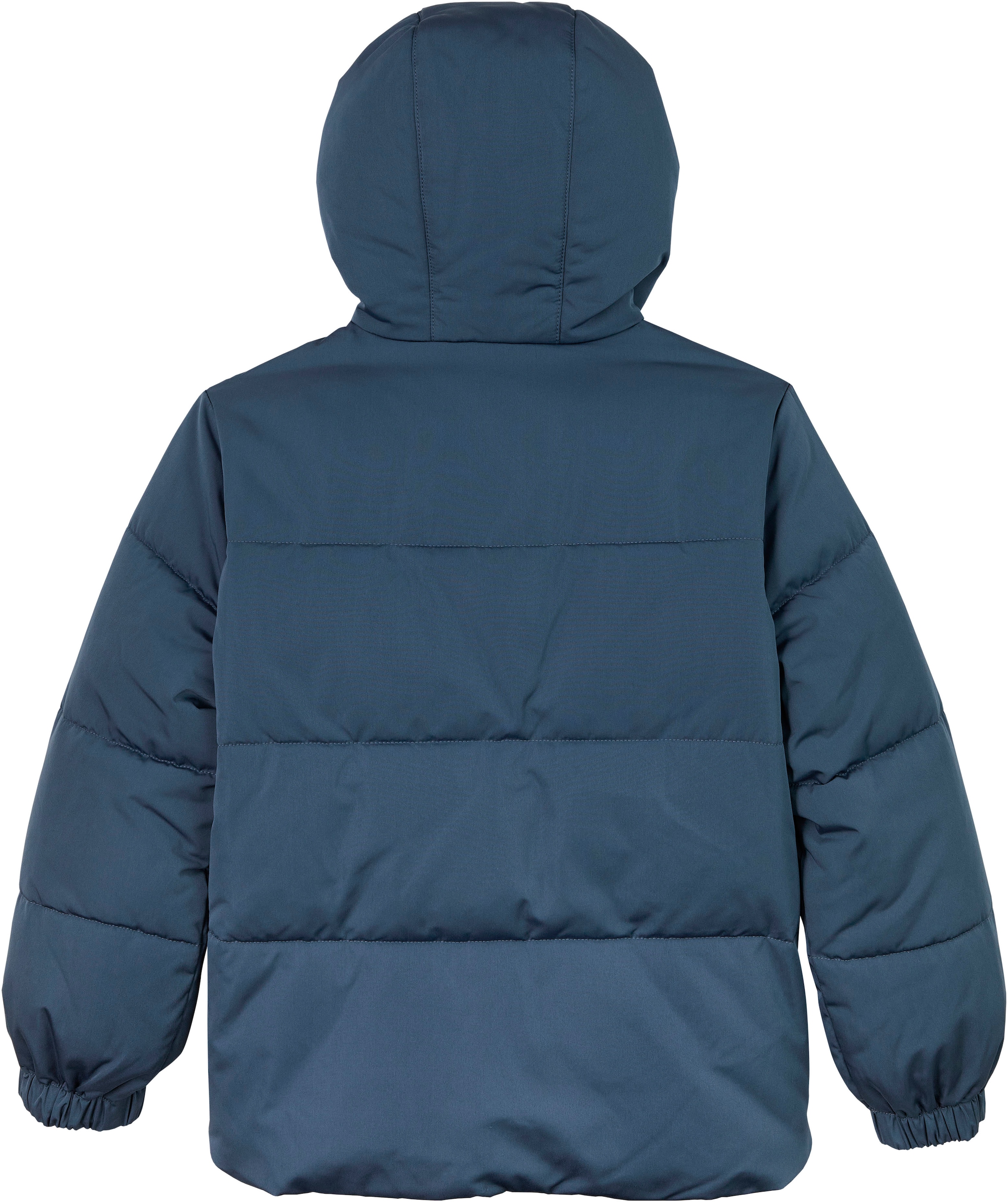 Tommy Hilfiger Steppjacke »MONOTYPE PADDED PUFFER JACKET«, mit Kapuze, Baby bis 2 Jahre, mit Kapuze, Gummizug am Ärmel