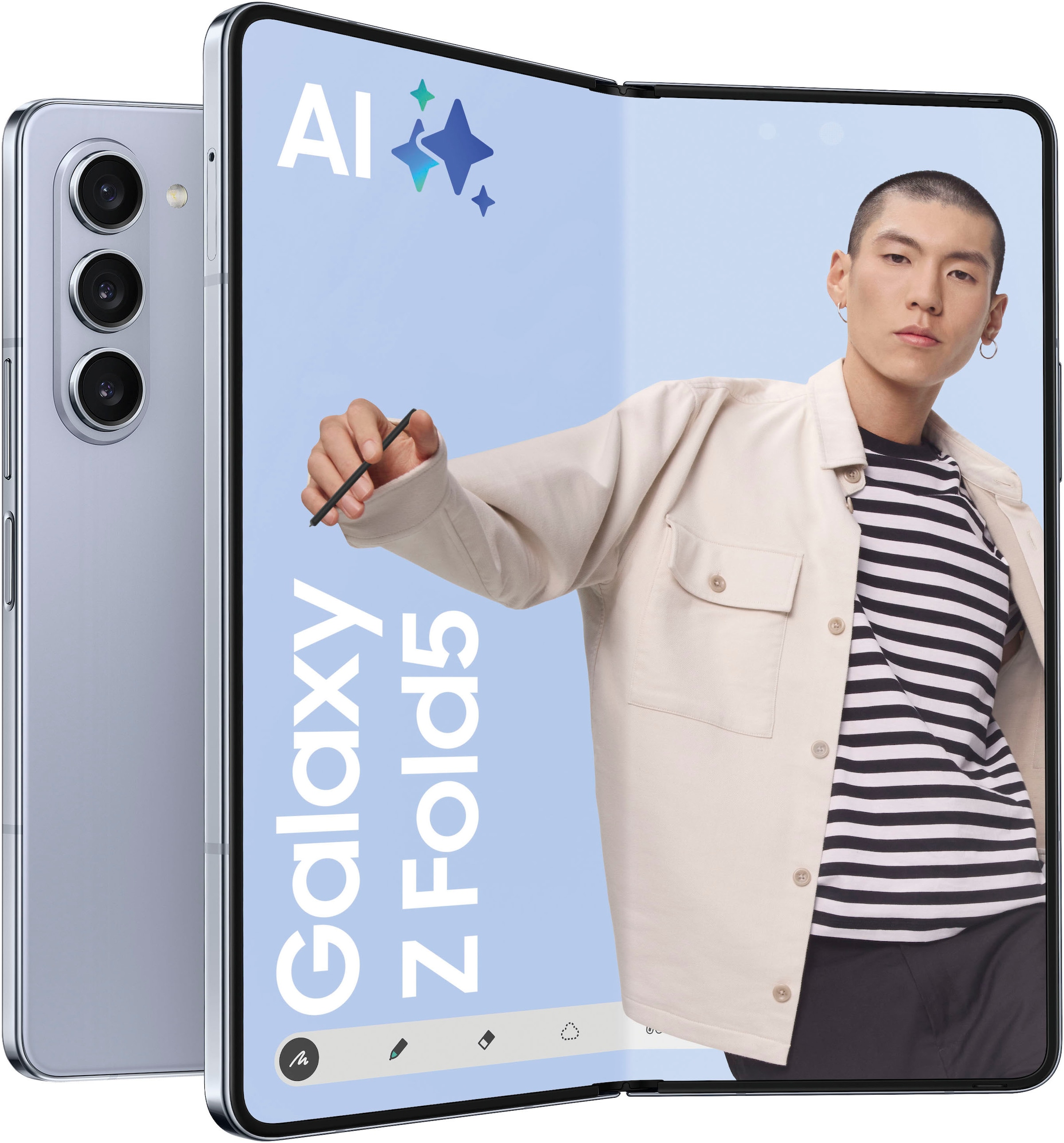 SAMSUNG Galaxy Z Fold 5, 256 GB, Icy Blue