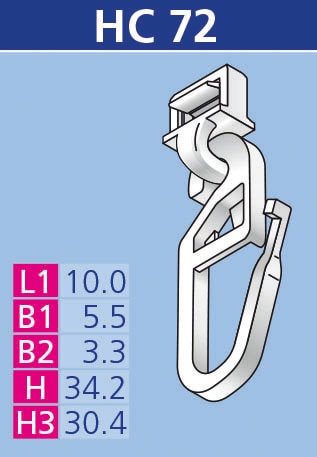 HINNO Klick-Gleiter »hinno-clic HC72«, (100 St.), HINNO Clic-Gleiter