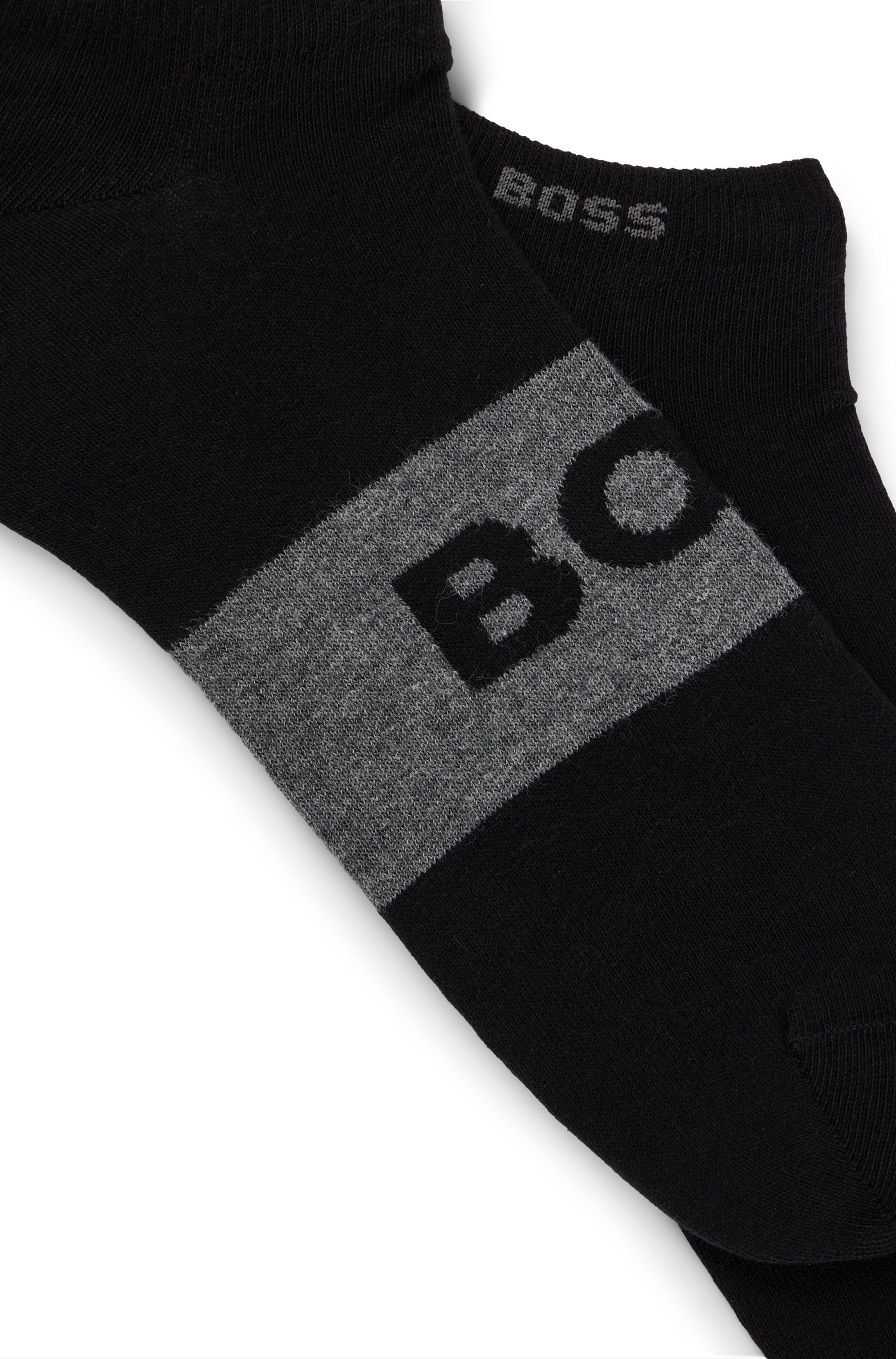 BOSS Businesssocken »2P AS Logo CC«, (Packung, 2 Paar, 2er Pack), mit grossem, eingestricktem BOSS Logo-Schriftzug