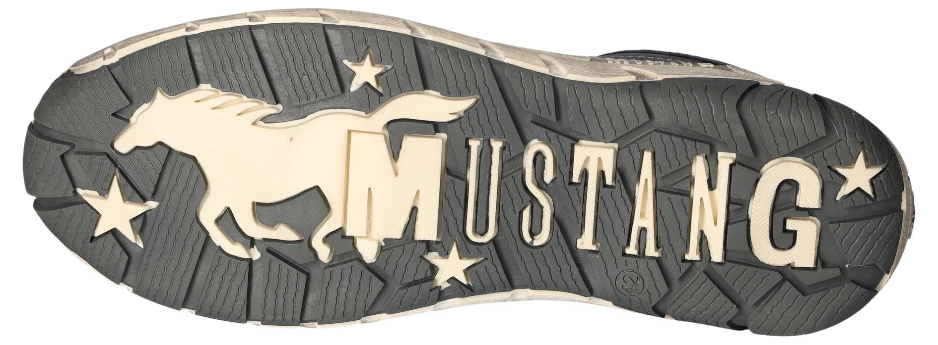 Mustang Shoes Sneaker, Freizeitschuh, Halbschuh, Schnürschuh mit seitlichem Reissverschluss