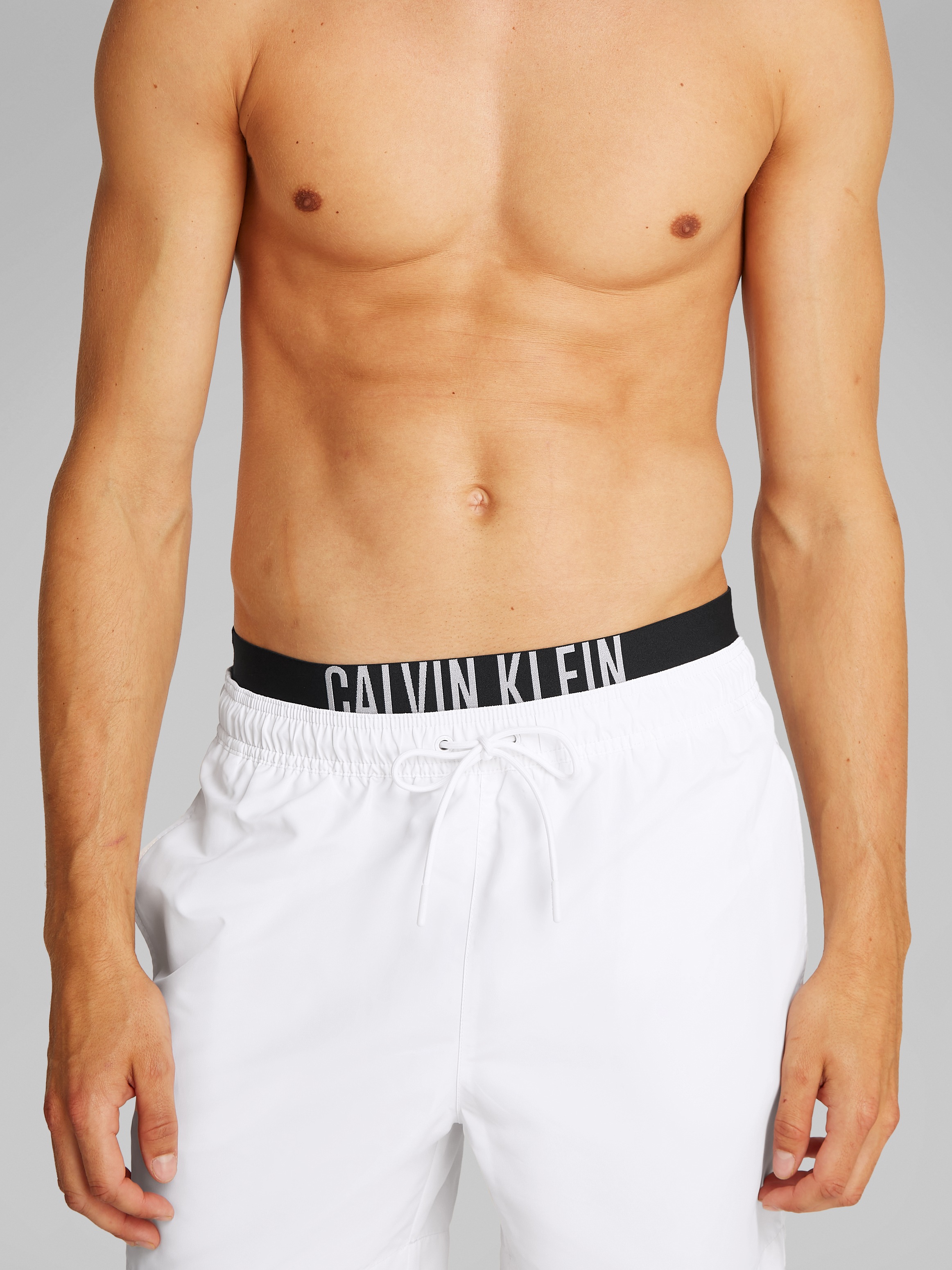 Calvin Klein Swimwear Badeshorts »MEDIUM DOUBLE WB«, mit Logo