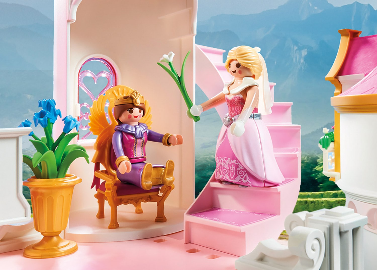 Playmobil® Konstruktions-Spielset »Grosses Prinzessinnenschloss (70447), Princess«, (644 St.), Made in Germany