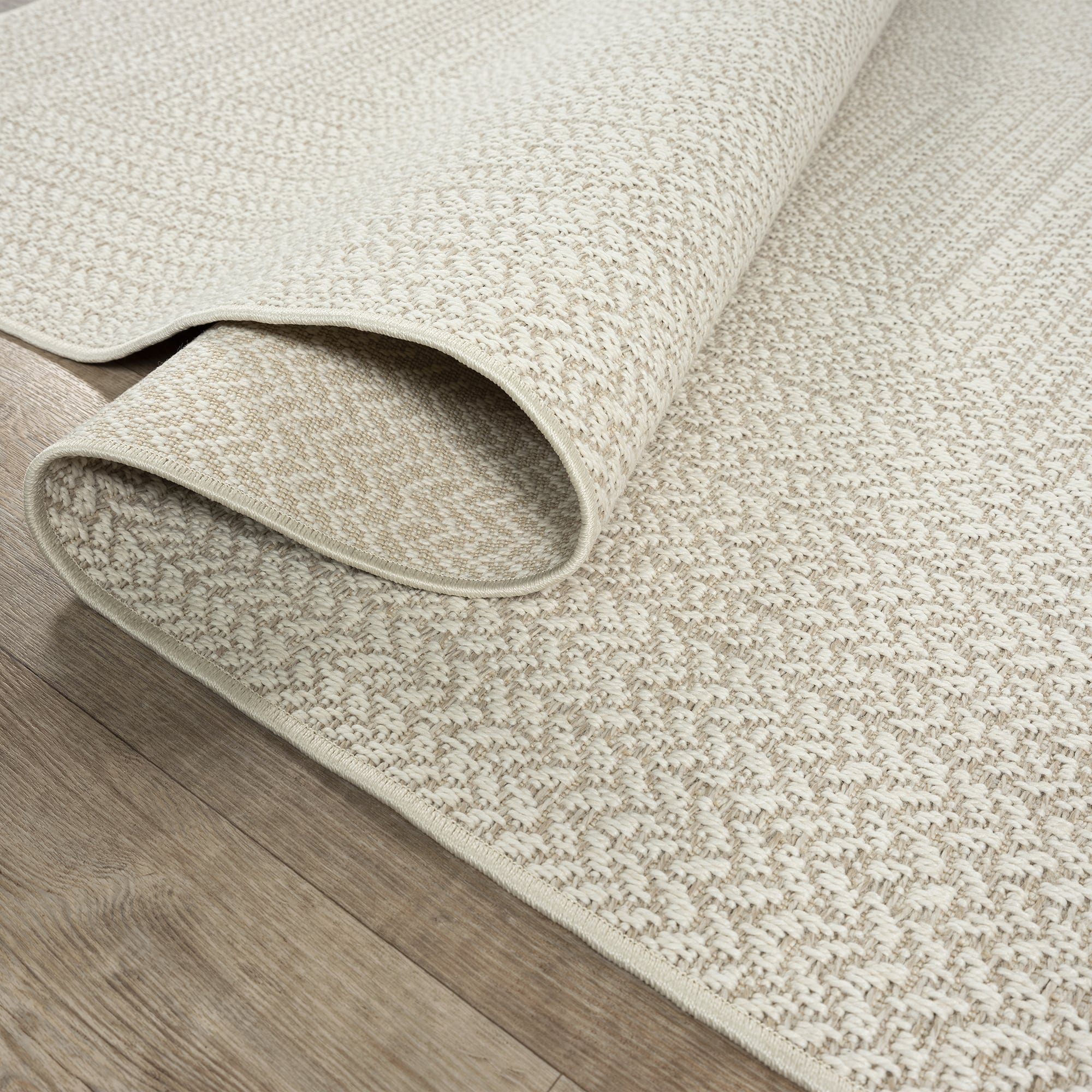 the carpet Outdoorteppich »Kansas«, rechteckig, 1 mm Höhe, moderner robuster In und Outdoor Teppich Jute Look