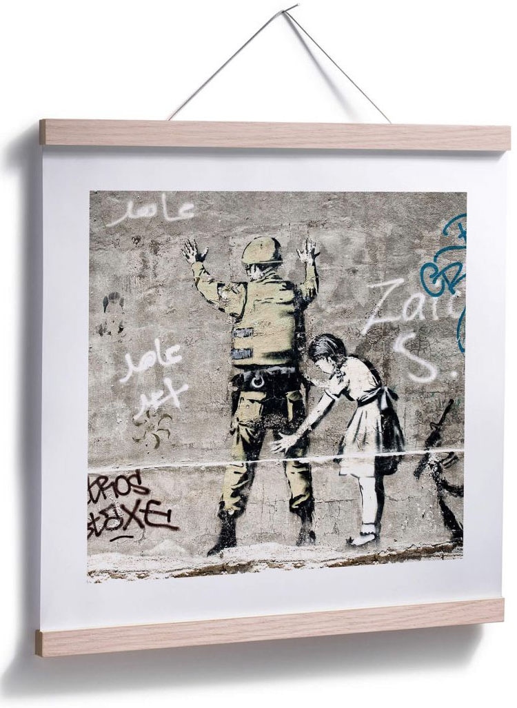 Wall-Art Poster »Graffiti Bilder Mädchen und Soldat«, Menschen, (1 St.),  Poster, Wandbild, Bild, Wandposter online bestellen | Jelmoli-Versand