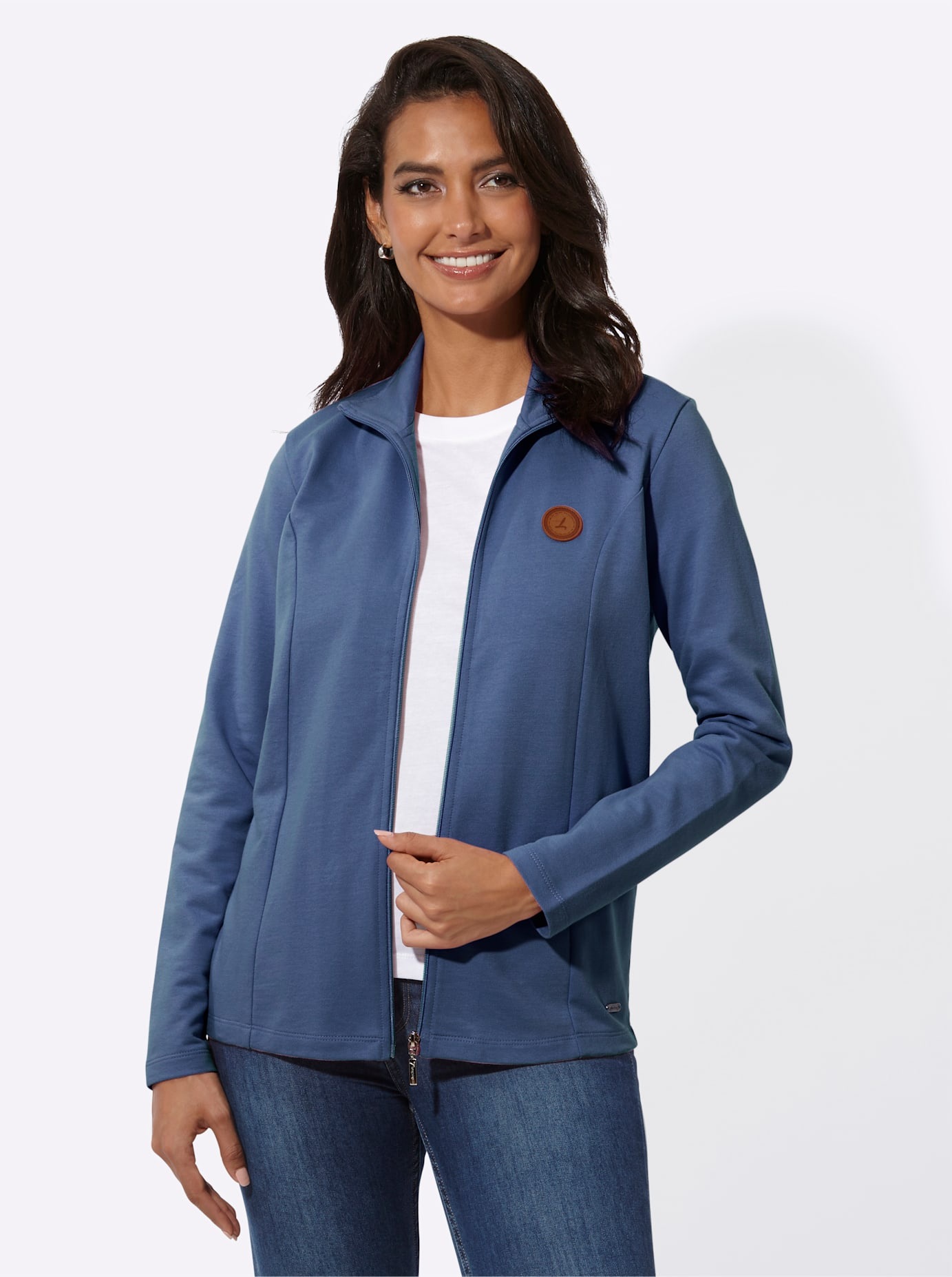 Casual Looks Shirtjacke »Sweatjacke« 1 Stk.
