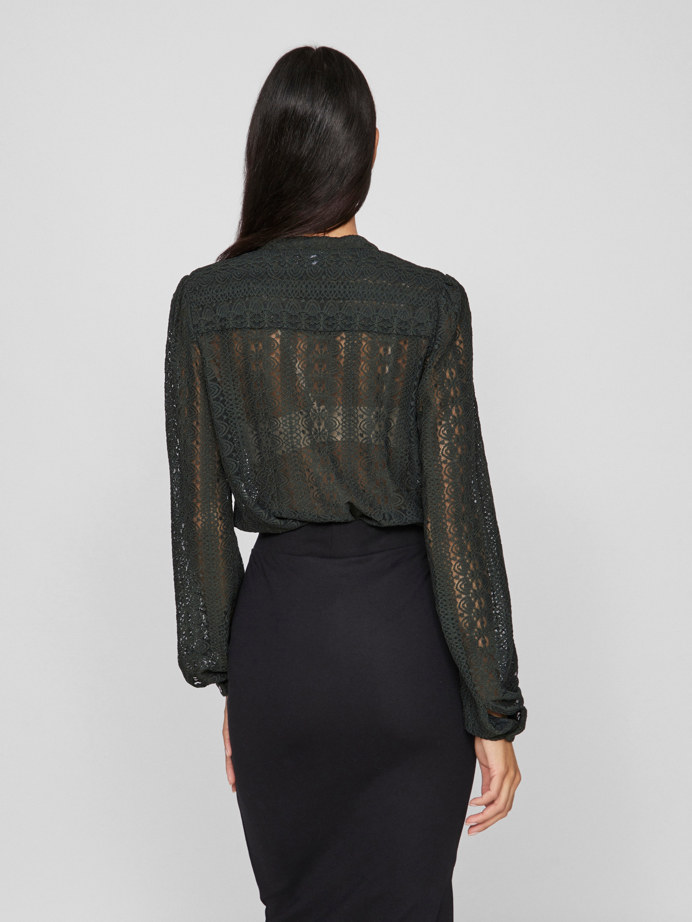 Vila Blusenshirt »VICHIKKA LACE L/S SHIRT- NOOS«