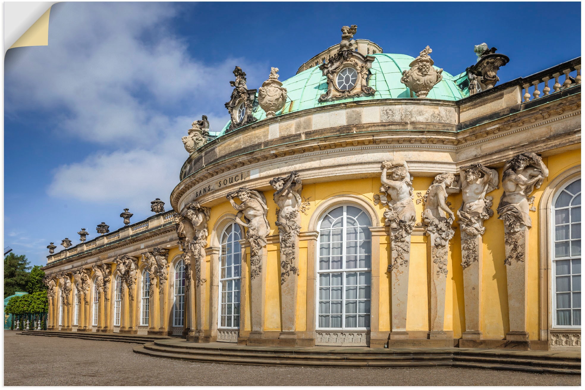 Artland Wandbild »Schloss Sanssouci«, Gebäude, (1 St.), als Alubild,  Leinwandbild, Wandaufkleber oder Poster in versch. Grössen online bestellen  | Jelmoli-Versand