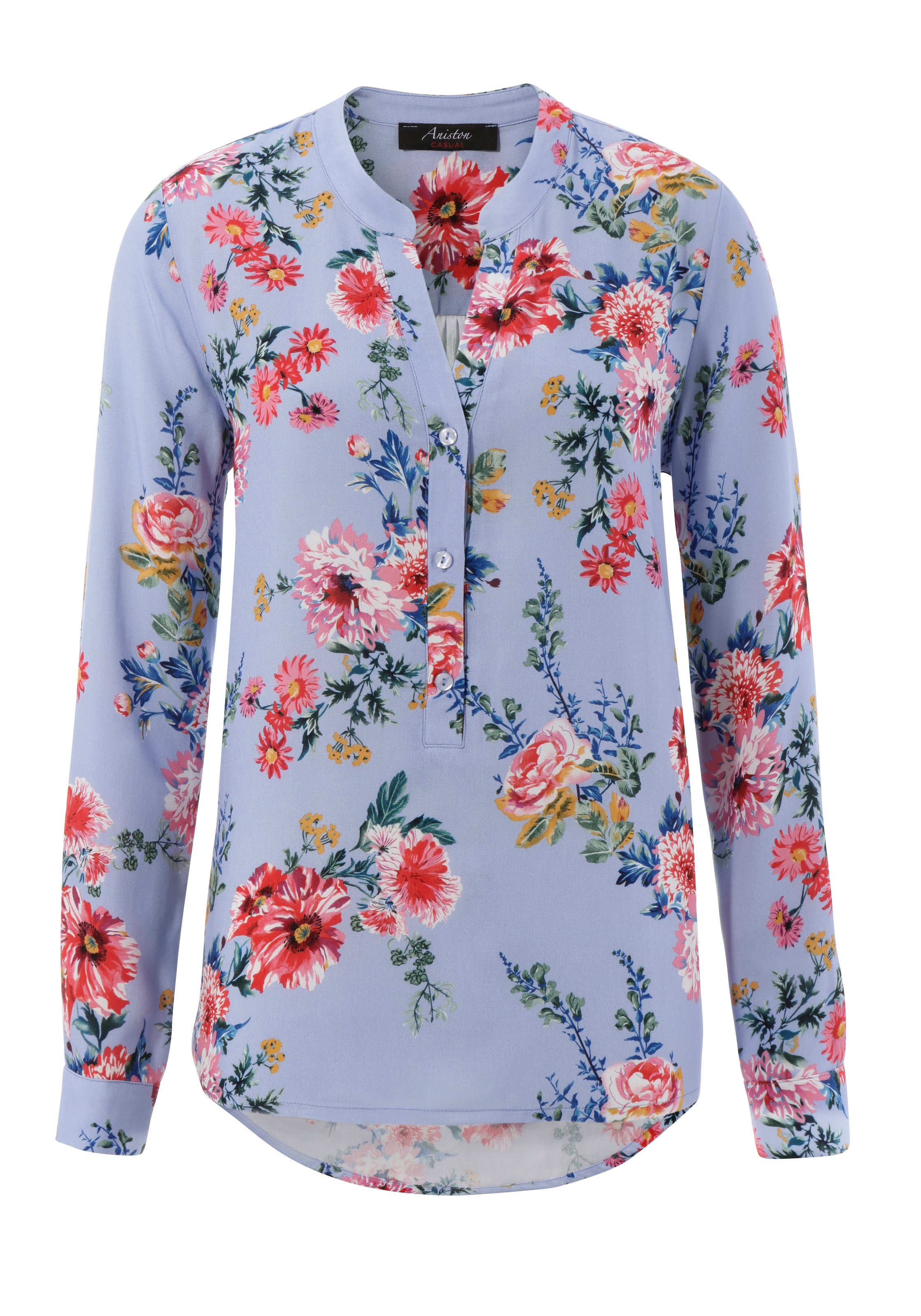 Aniston CASUAL Schlupfbluse, mit farbenfrohem online Blumendruck | shoppen Jelmoli-Versand