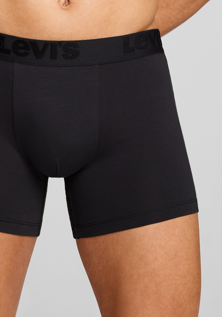 Levi's® Boxershorts »LEVIS MEN PREMIUM BOXER BRIEF 3P«, (3er Pack), mit breitem Logobund