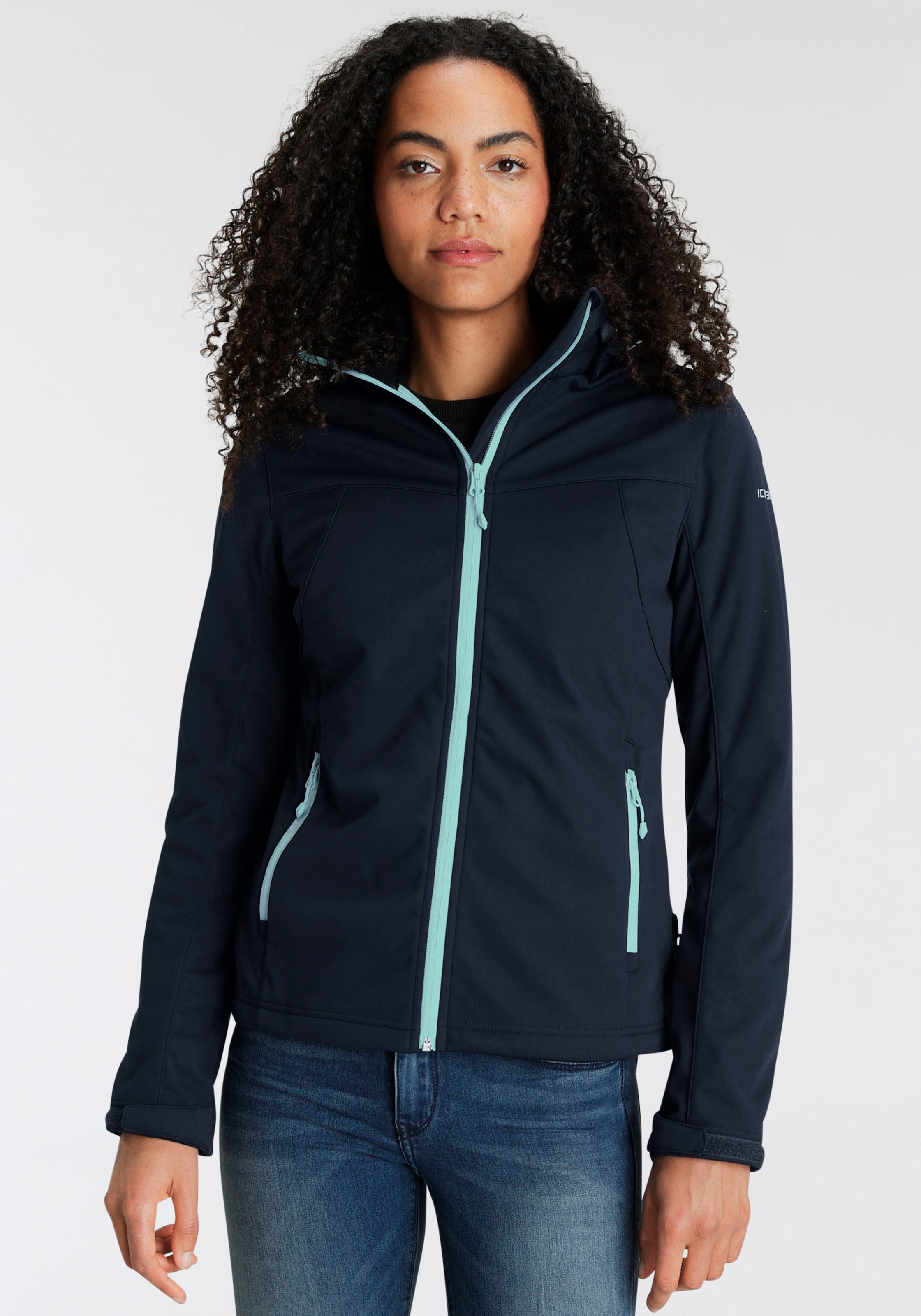Icepeak Softshelljacke »D SOFTSHELLJACKE BOISE«, mit Kapuze, Wasserdicht & Winddicht kaufen