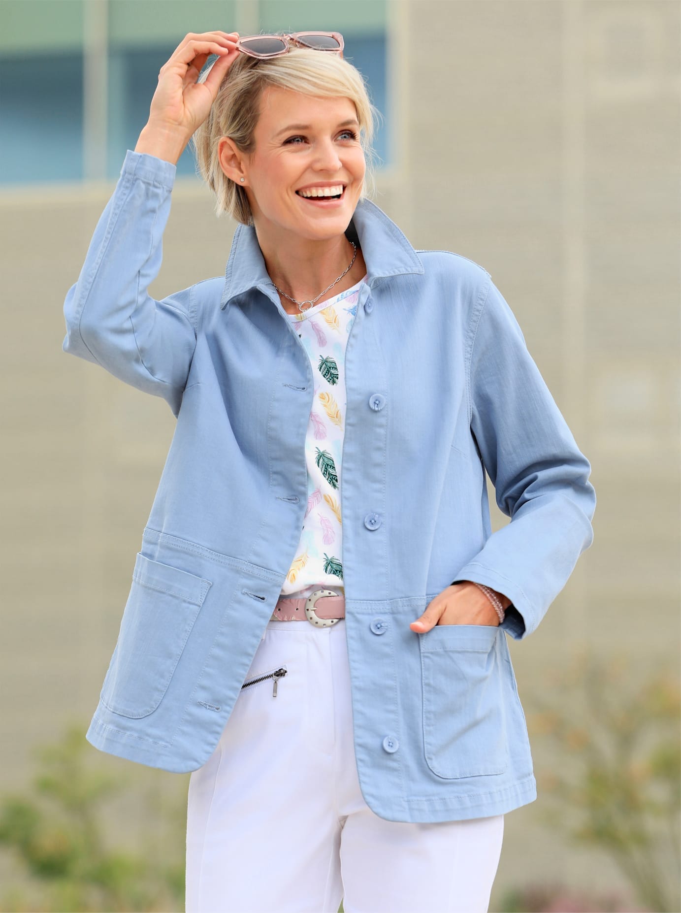 Classic Basics Jeansblazer »Jeans-Blazer«