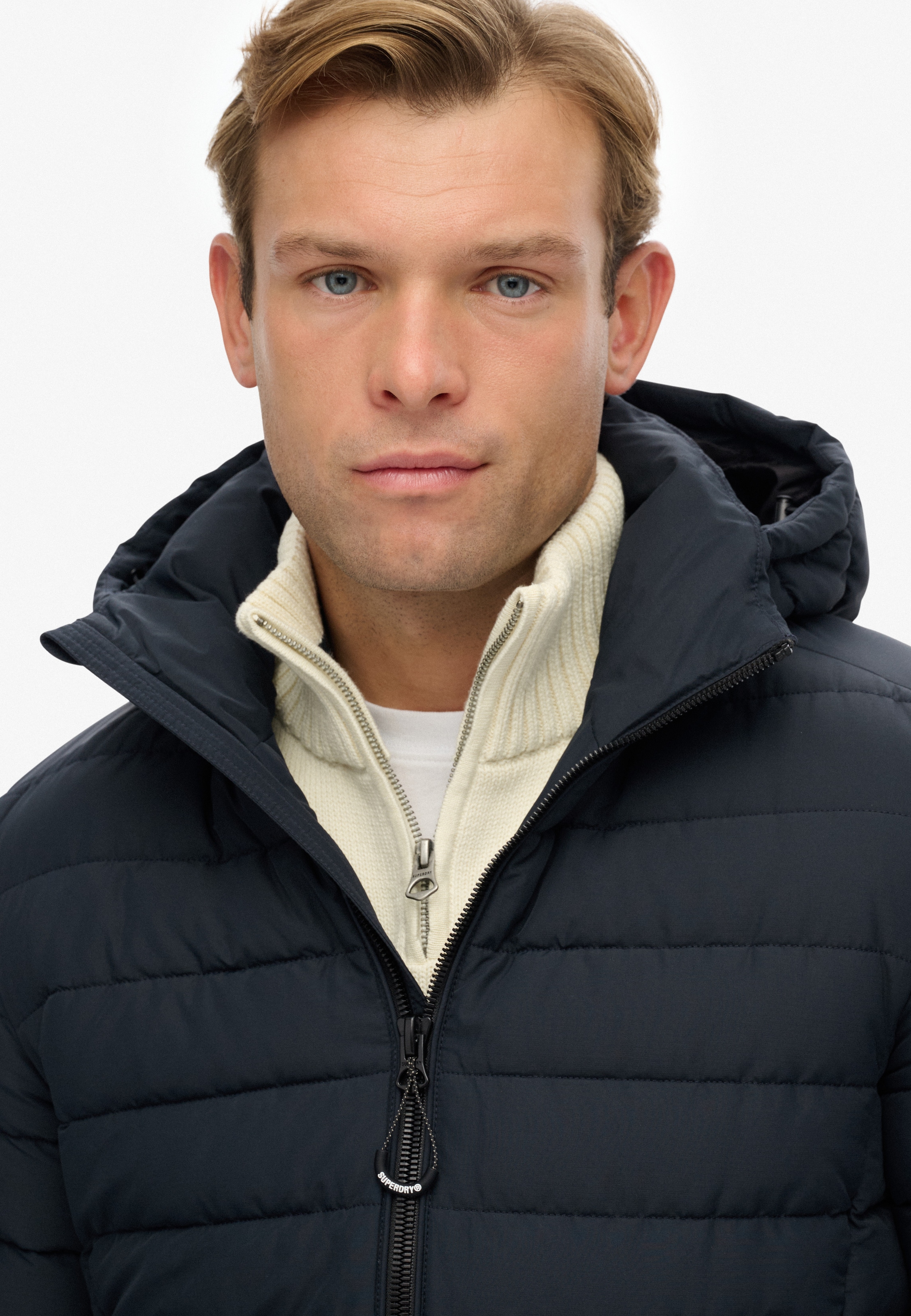 Superdry Steppjacke »HOODED FUJI PADDED JACKET«, mit Kapuze