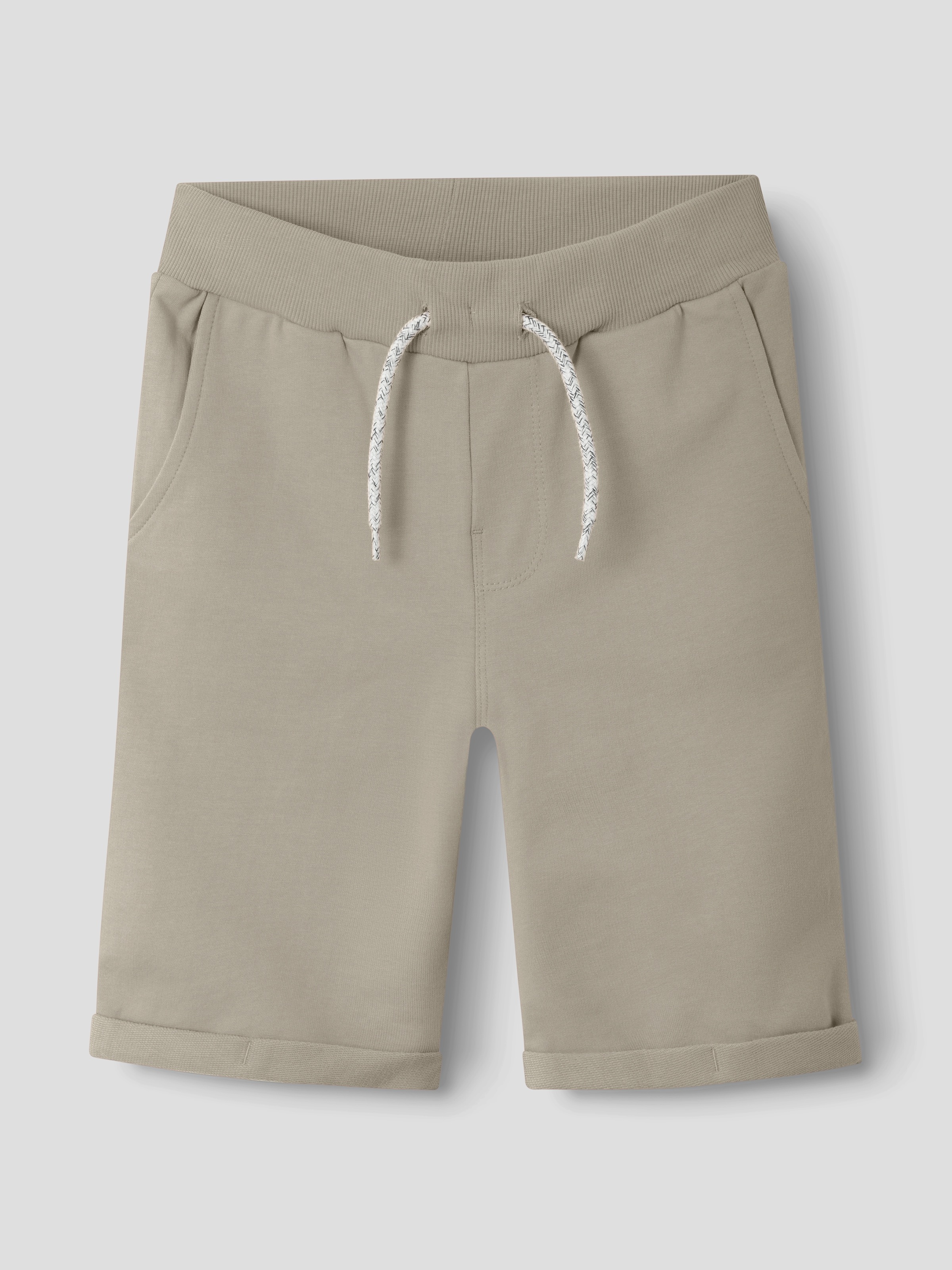 Name It Sweatshorts »NKMVERMO LONG SWE SHORTS UNB F NOOS« Baumwolle, Umschlagsaum