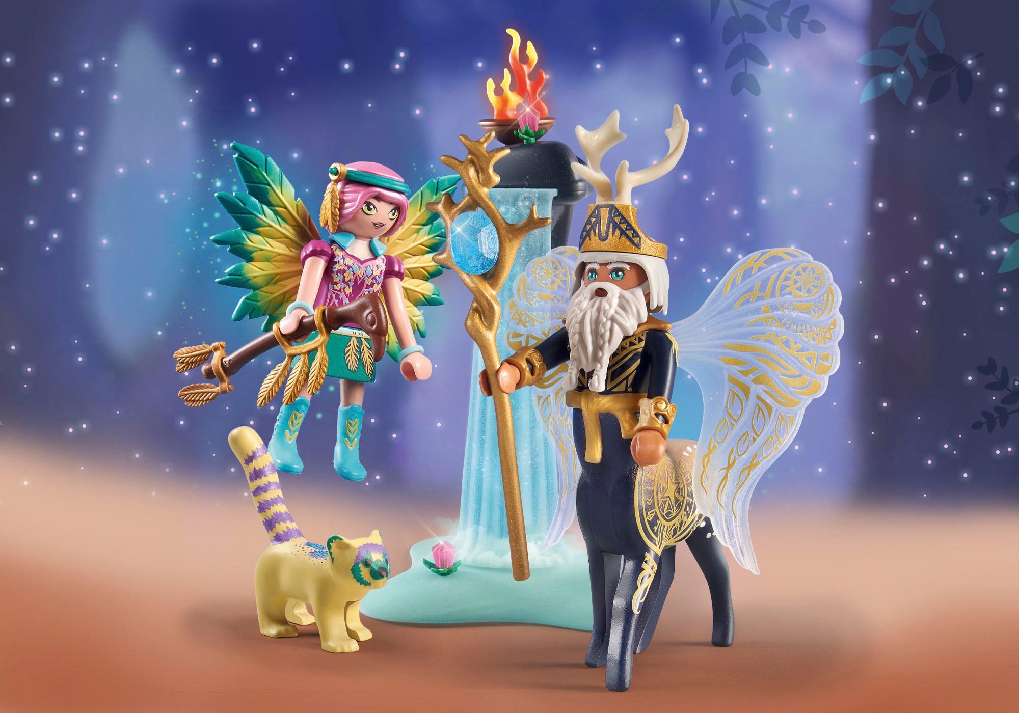 Playmobil® Konstruktions-Spielset »Abjatus mit Knight Fairy Hildi (71235), Adventures of Ayuma«, (32 St.), Made in Europe